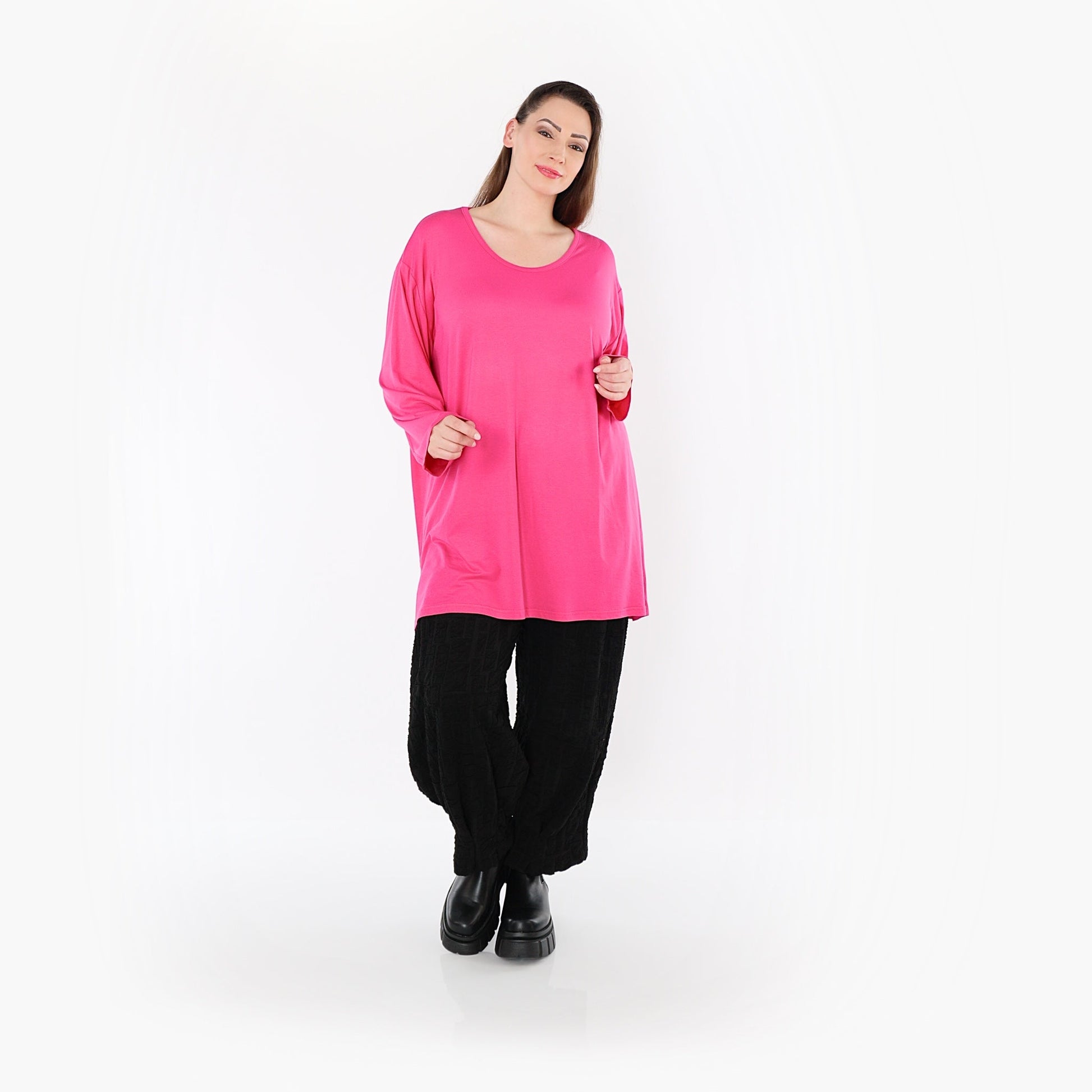 07054 "BasicLove" Shirt – Fuchsia
