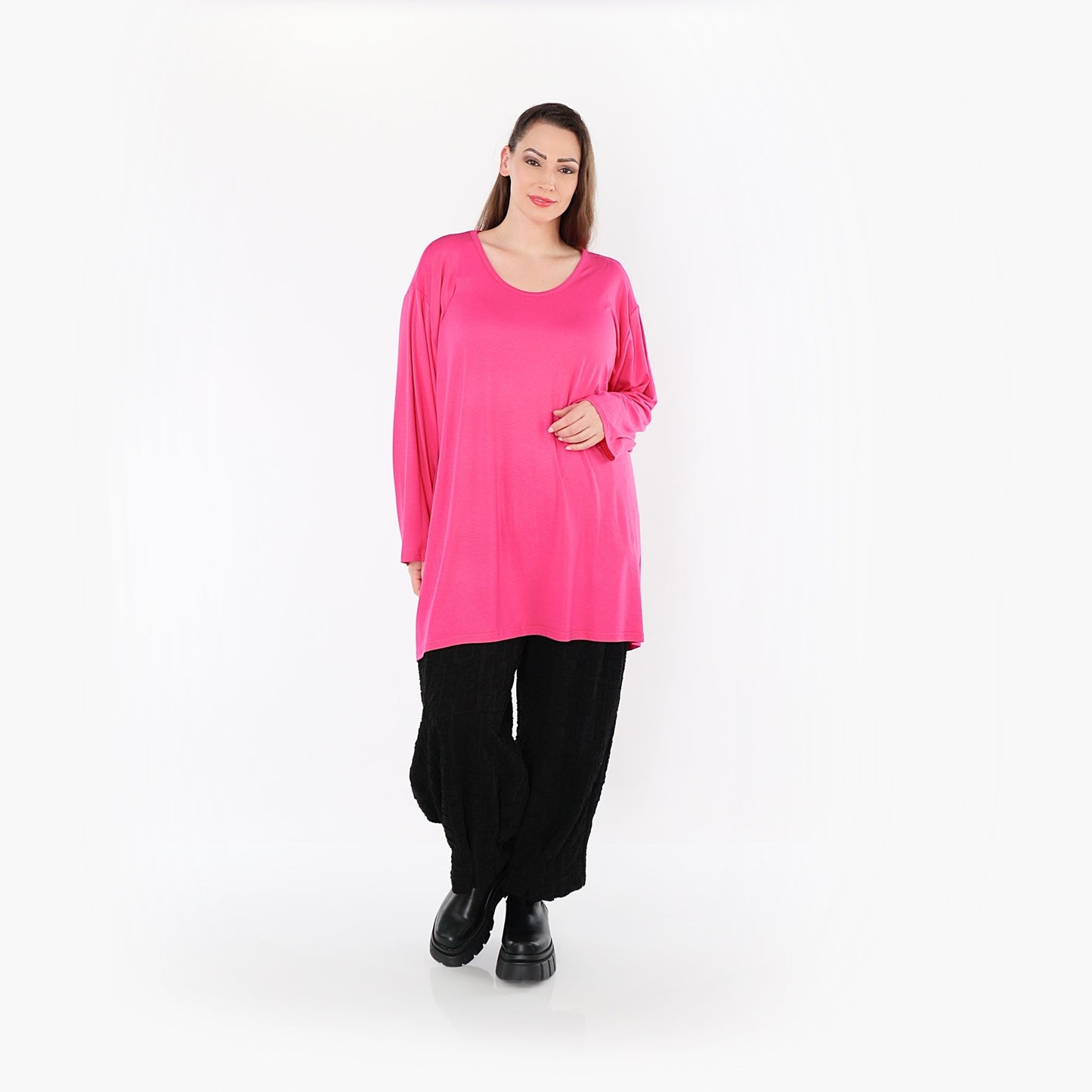 07054 "BasicLove" Shirt – Fuchsia