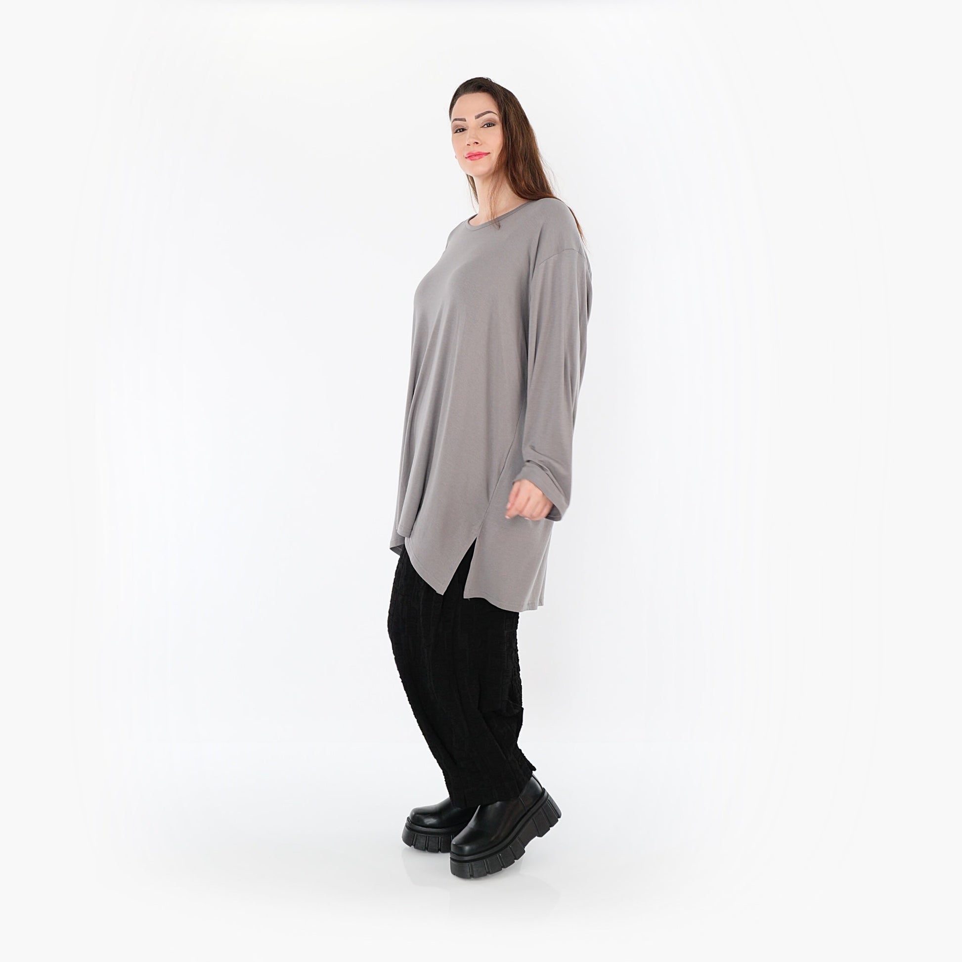 07054 "BasicLove" Shirt – Grey