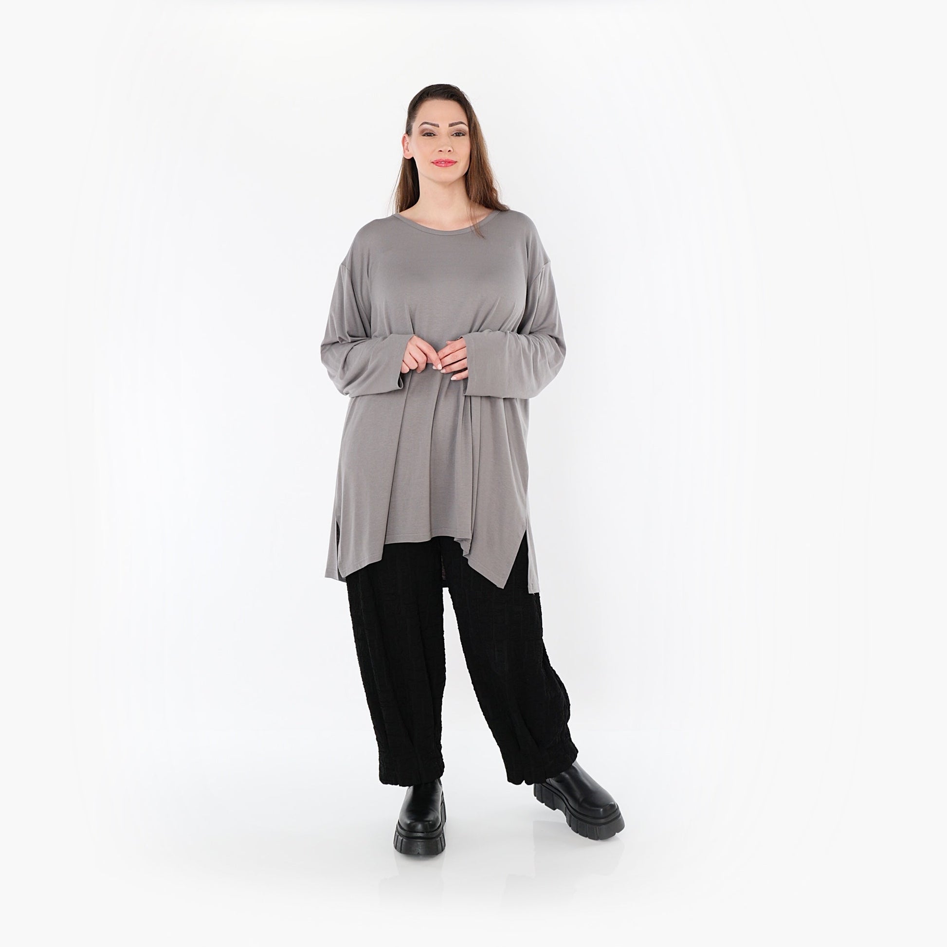 07054 "BasicLove" Shirt – Grey