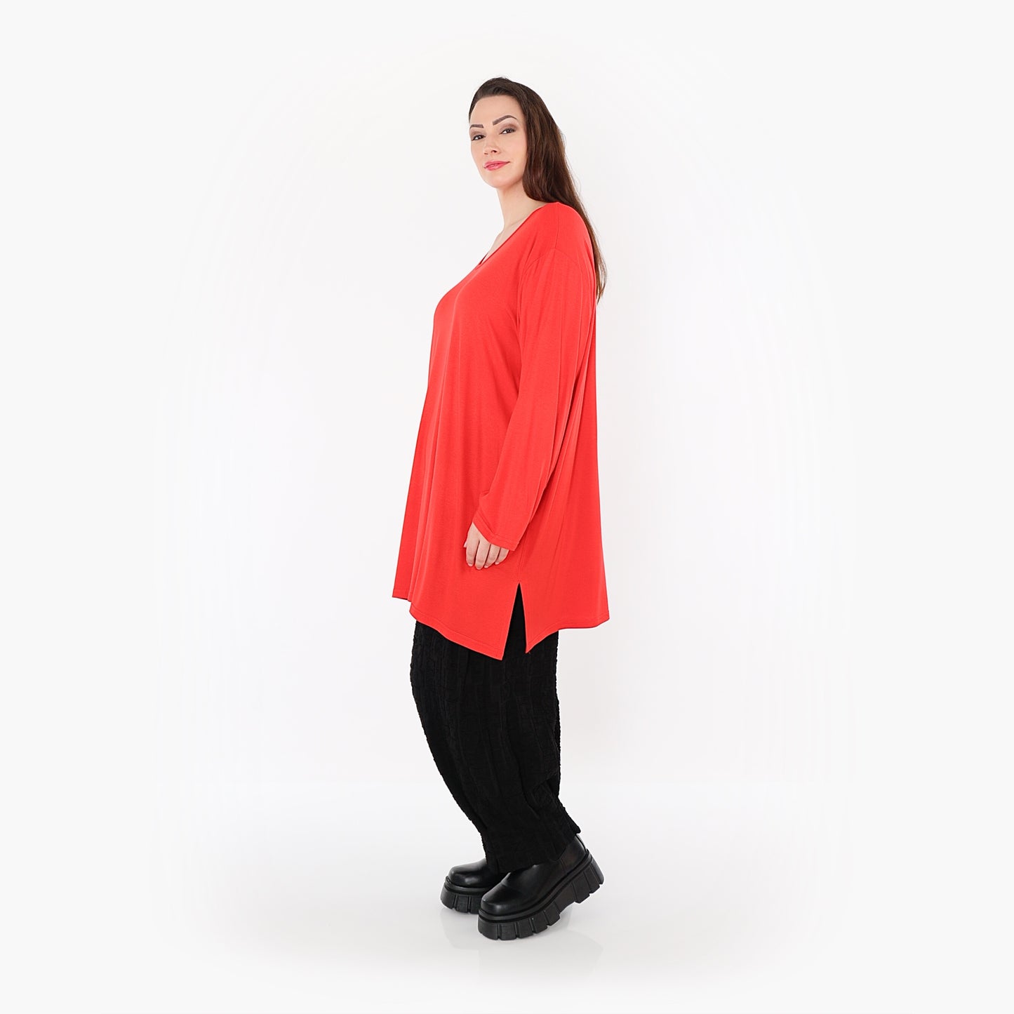 07054 "BasicLove" Tunic – Light red
