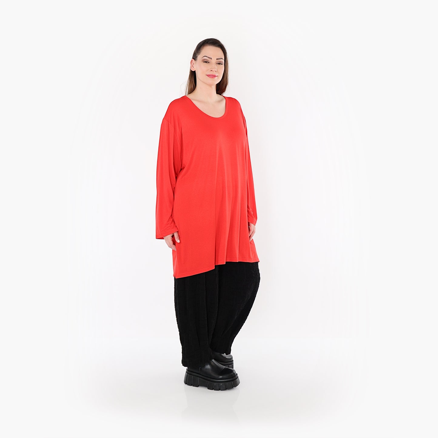 07054 "BasicLove" Tunic – Light red