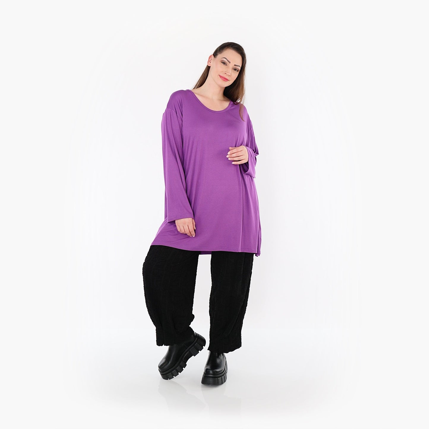 07054 "BasicLove" Shirt – Lilac