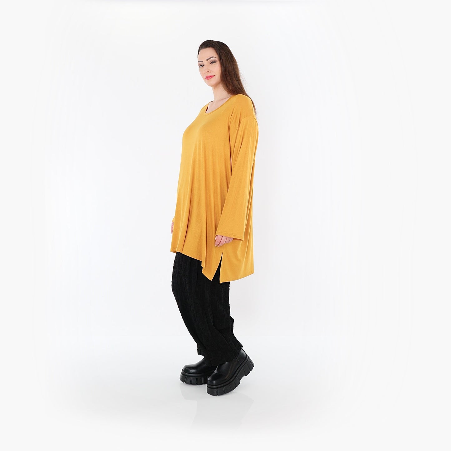07054 "BasicLove" Shirt – Mustard