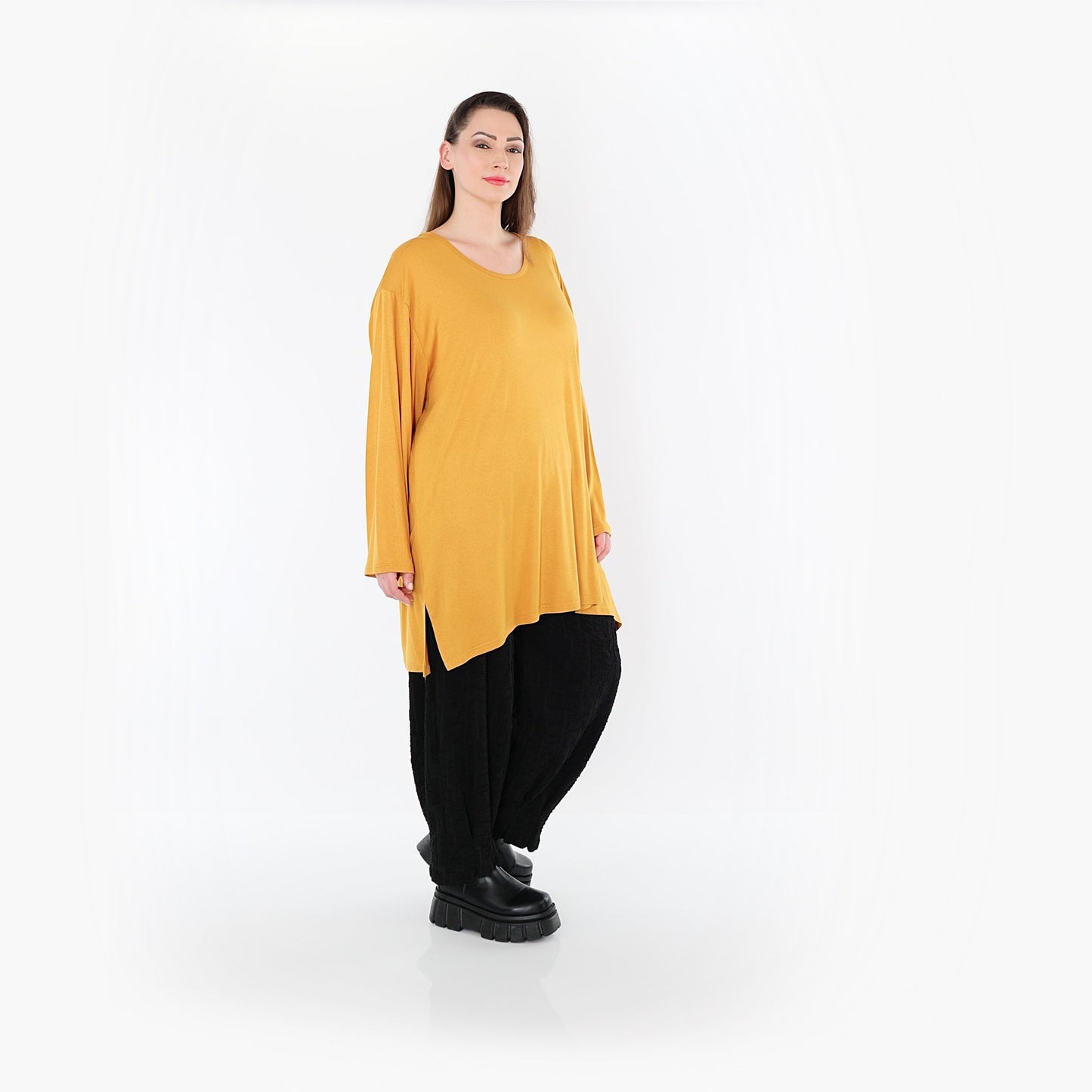 07054 "BasicLove" Shirt – Mustard