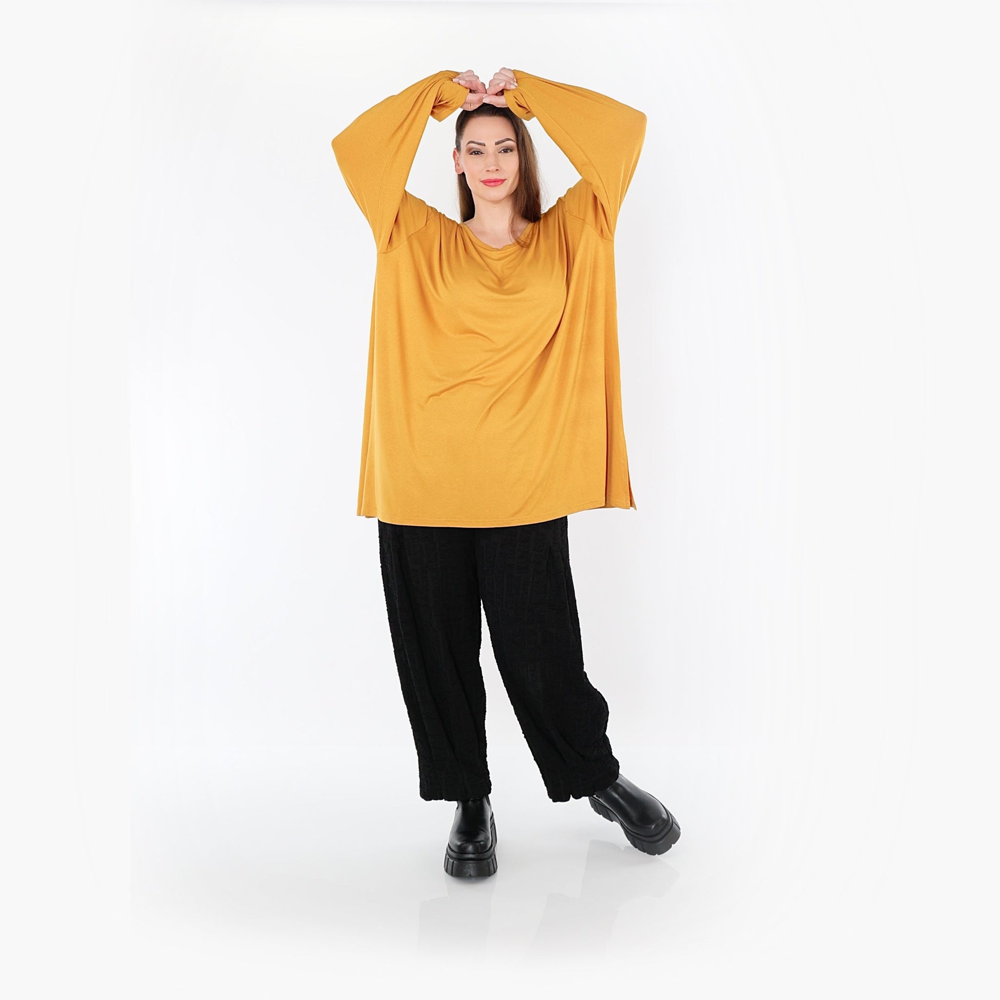 07054 "BasicLove" Shirt – Mustard