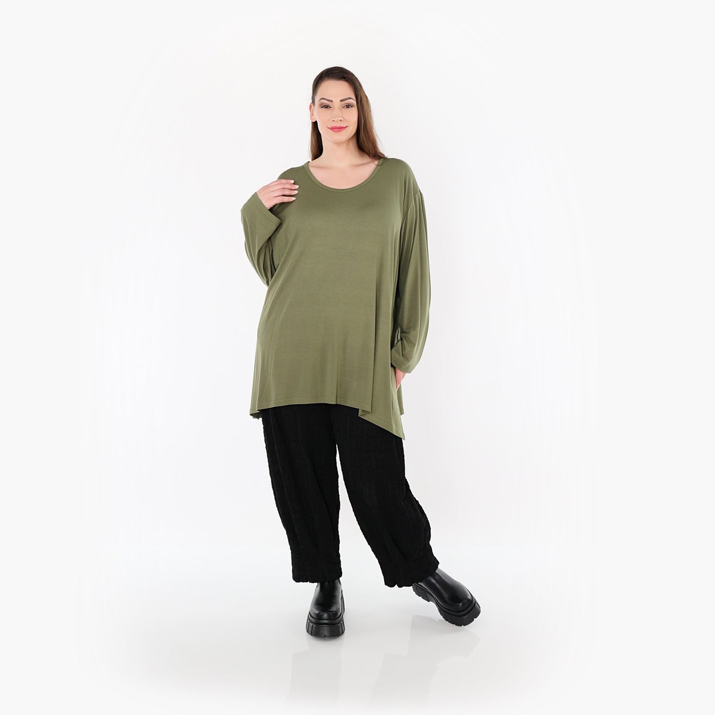 07054 "BasicLove" Shirt – Olive