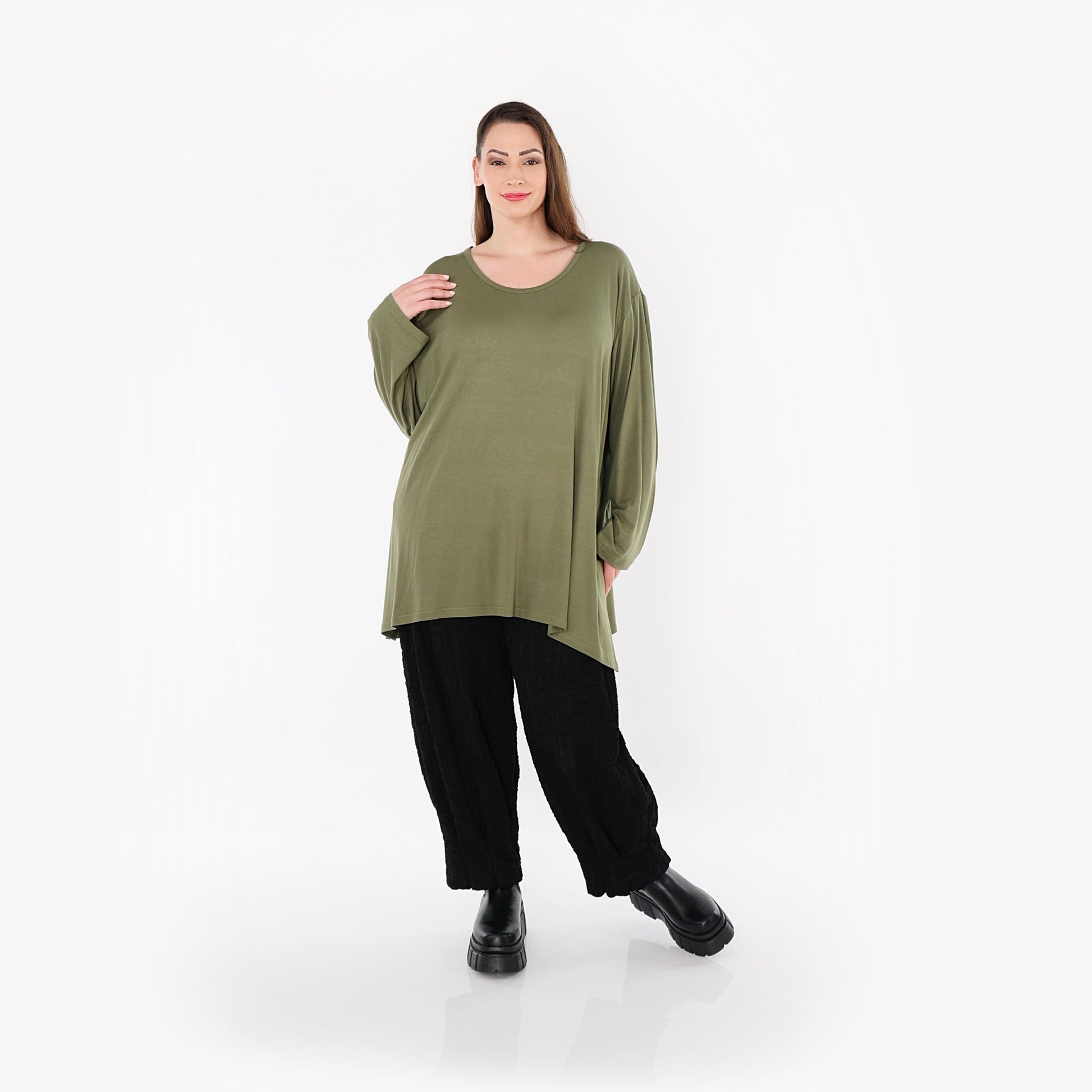 07054 "BasicLove" Shirt – Olive