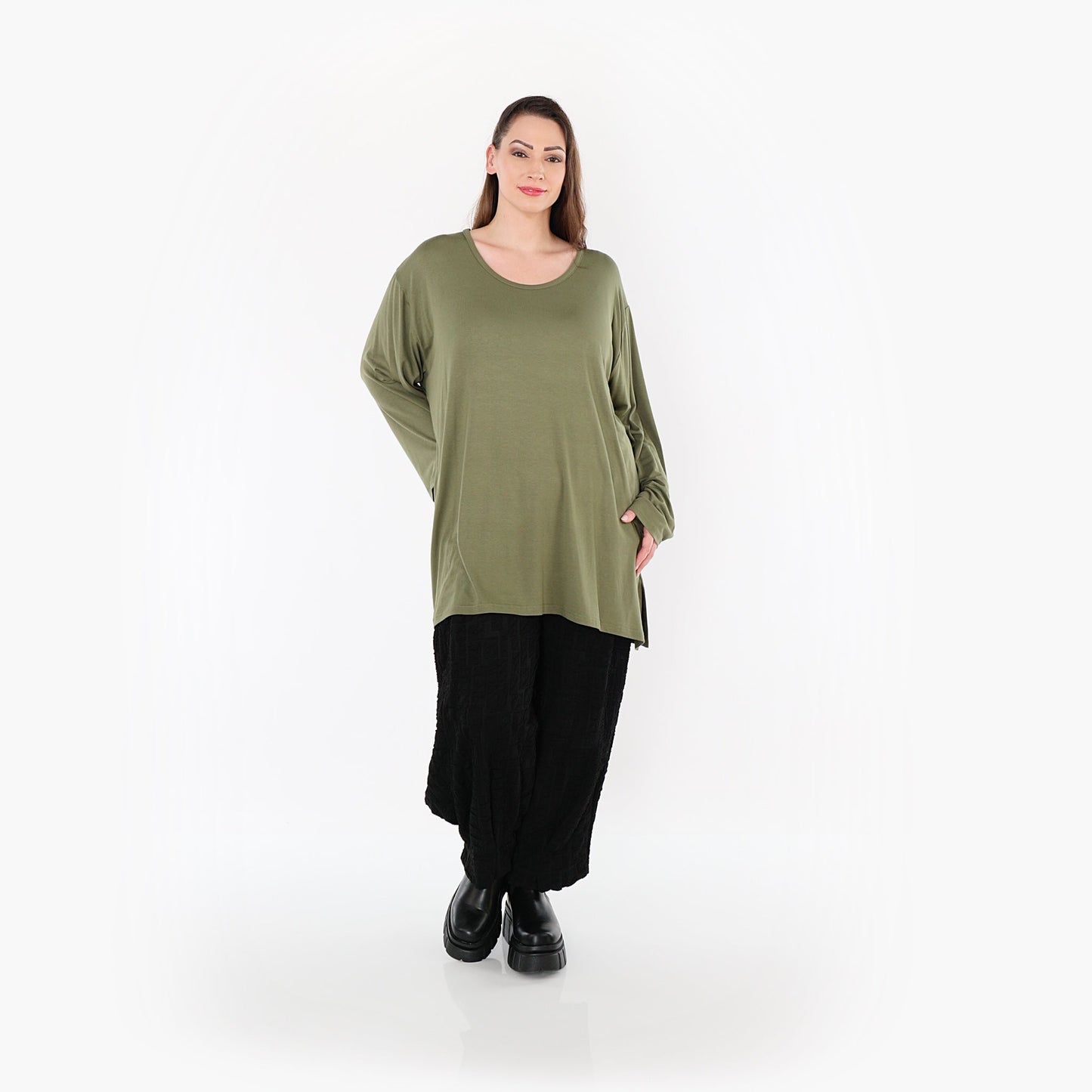 07054 "BasicLove" Shirt – Olive