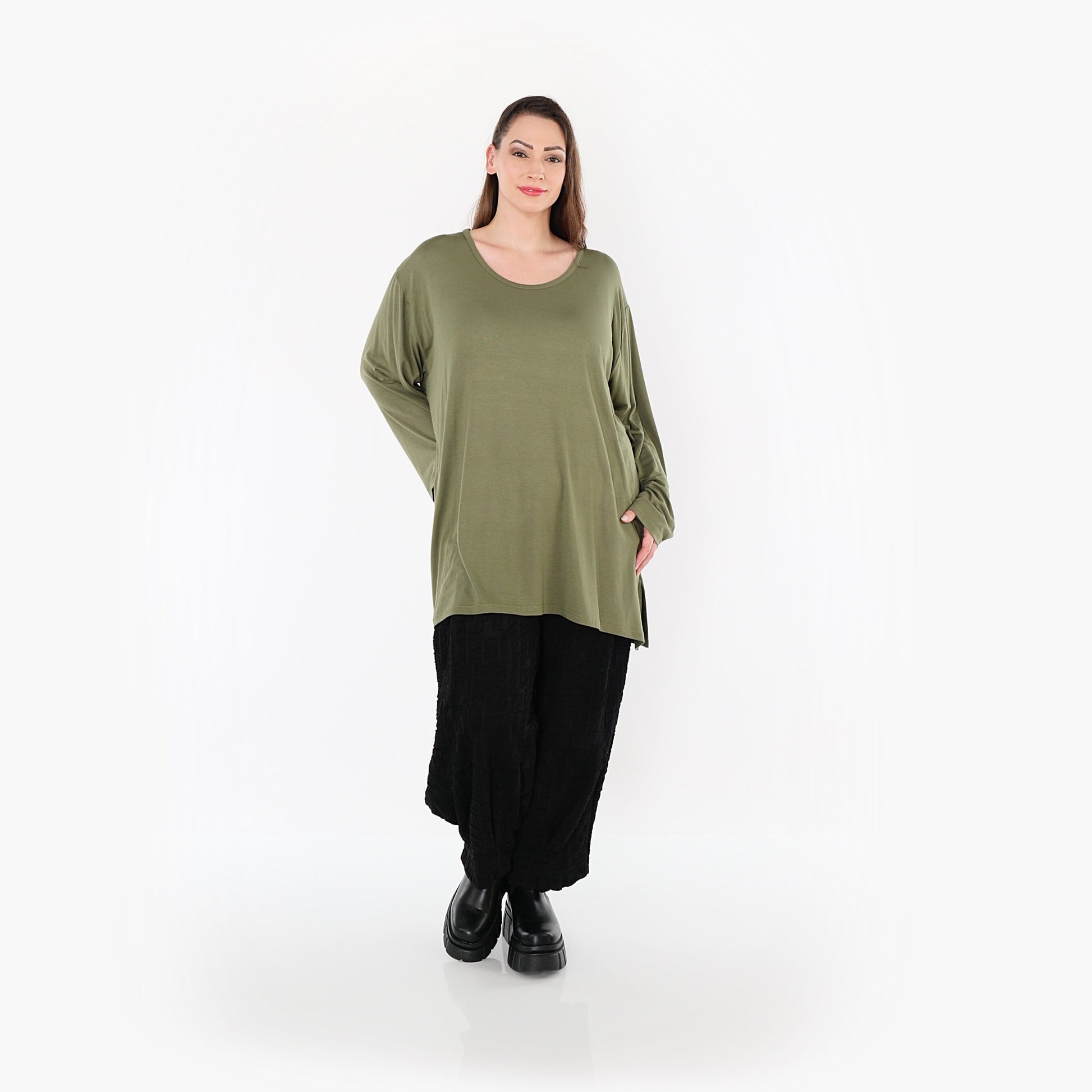 07054 "BasicLove" Shirt – Olive