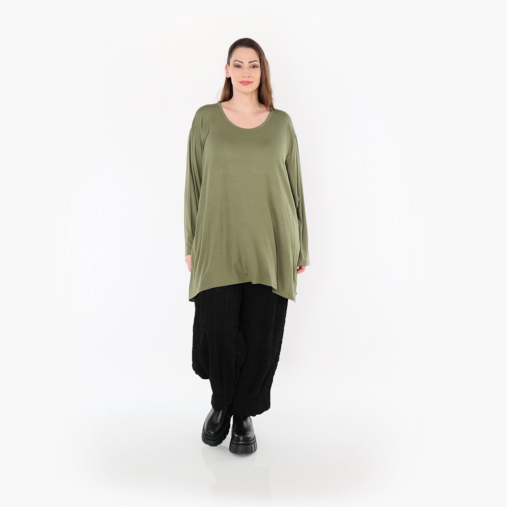 07054 "BasicLove" Shirt – Olive