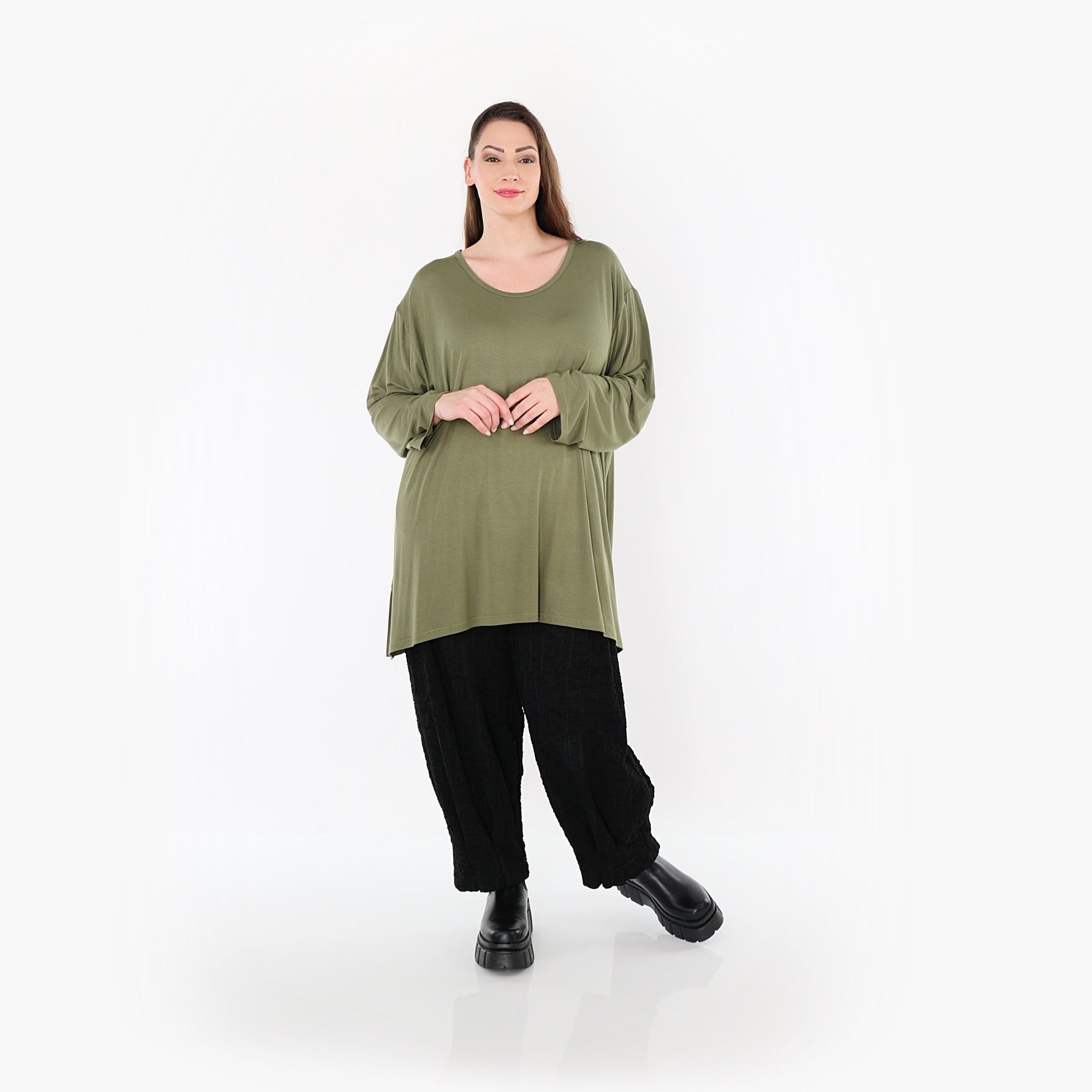 07054 "BasicLove" Shirt – Olive