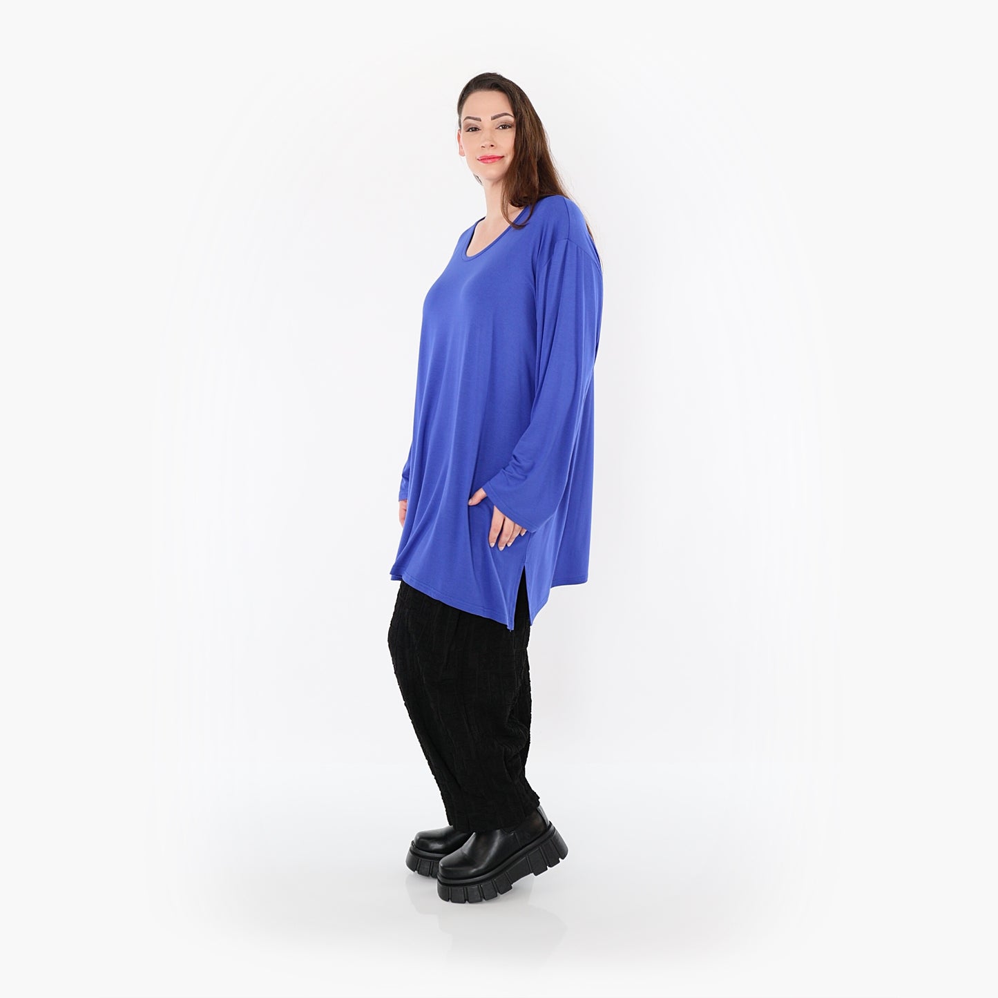 07054 "BasicLove" Tunic – Royal blue