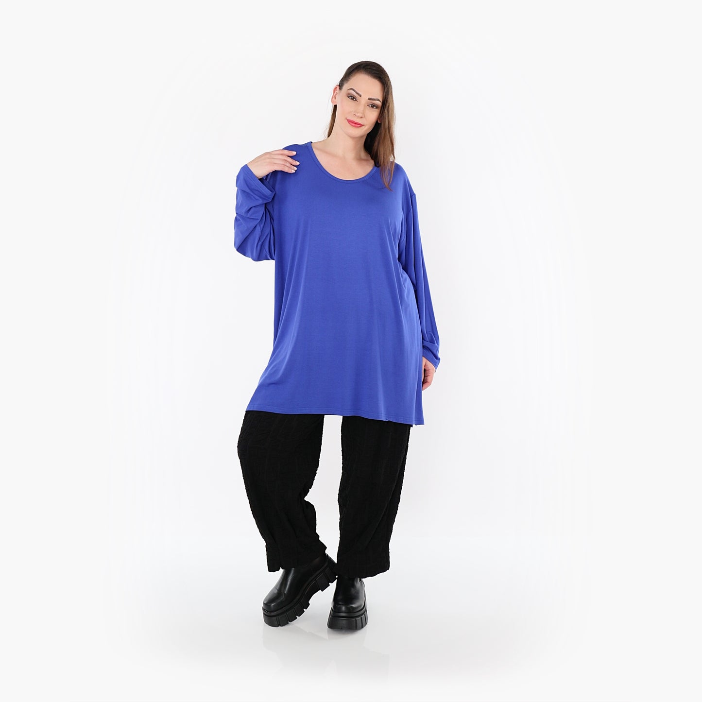 07054 "BasicLove" Tunic – Royal blue