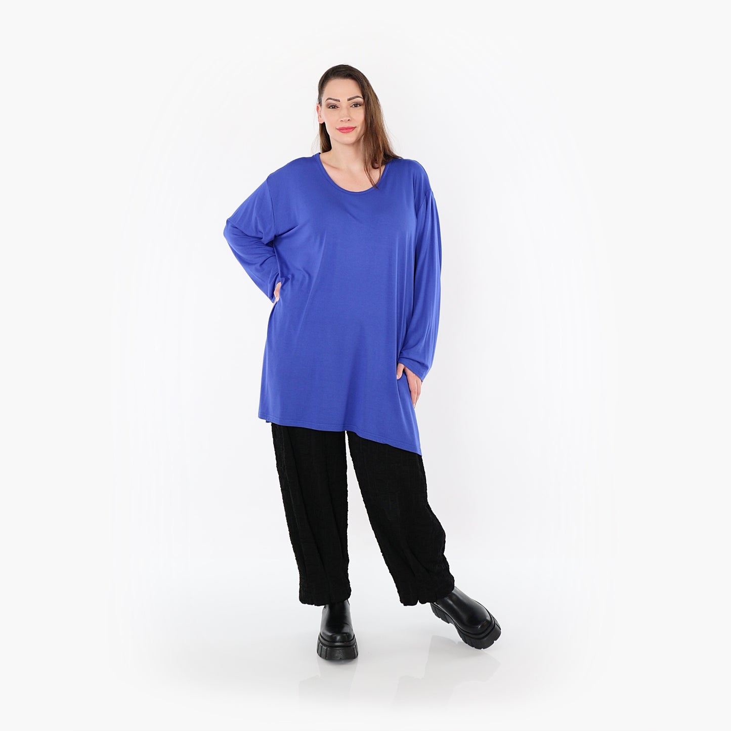 07054 "BasicLove" Tunic – Royal blue