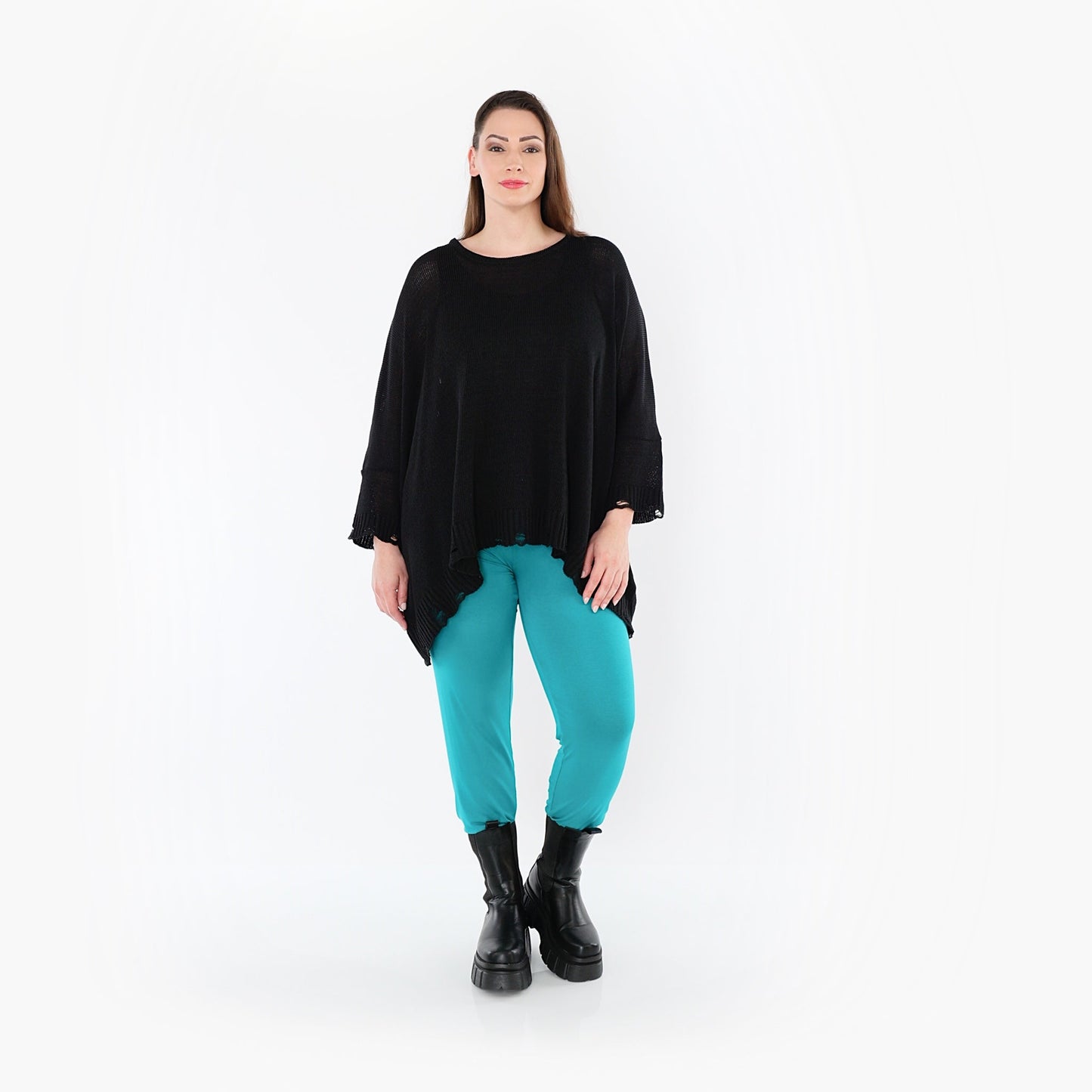 0P100 "BasicLove" Leggings – Aqua