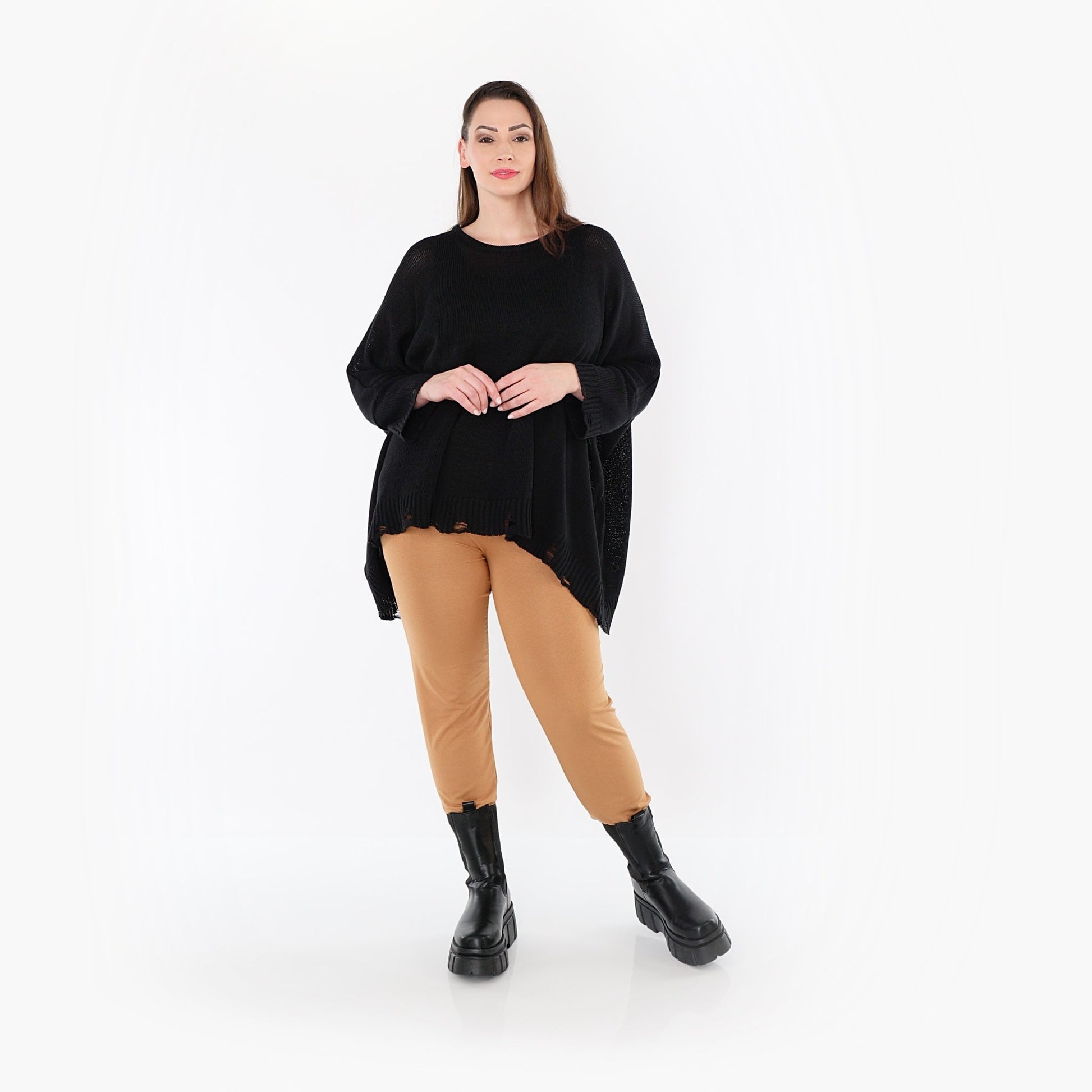 0P100 "BasicLove" Leggings – Cognac