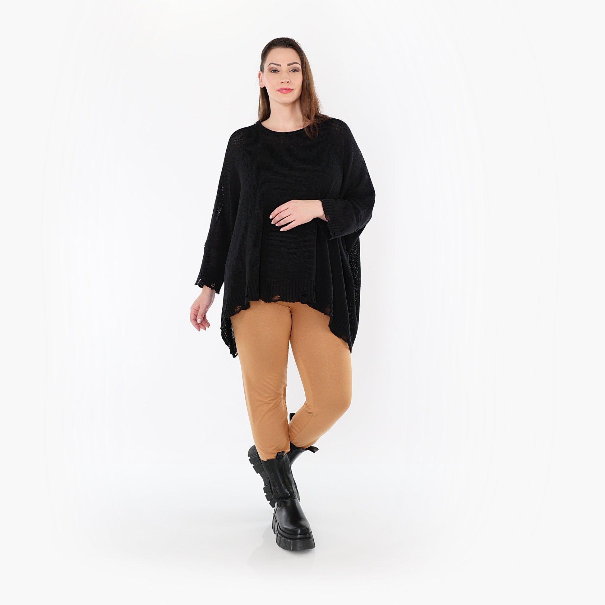 0P100 "BasicLove" Leggings – Cognac