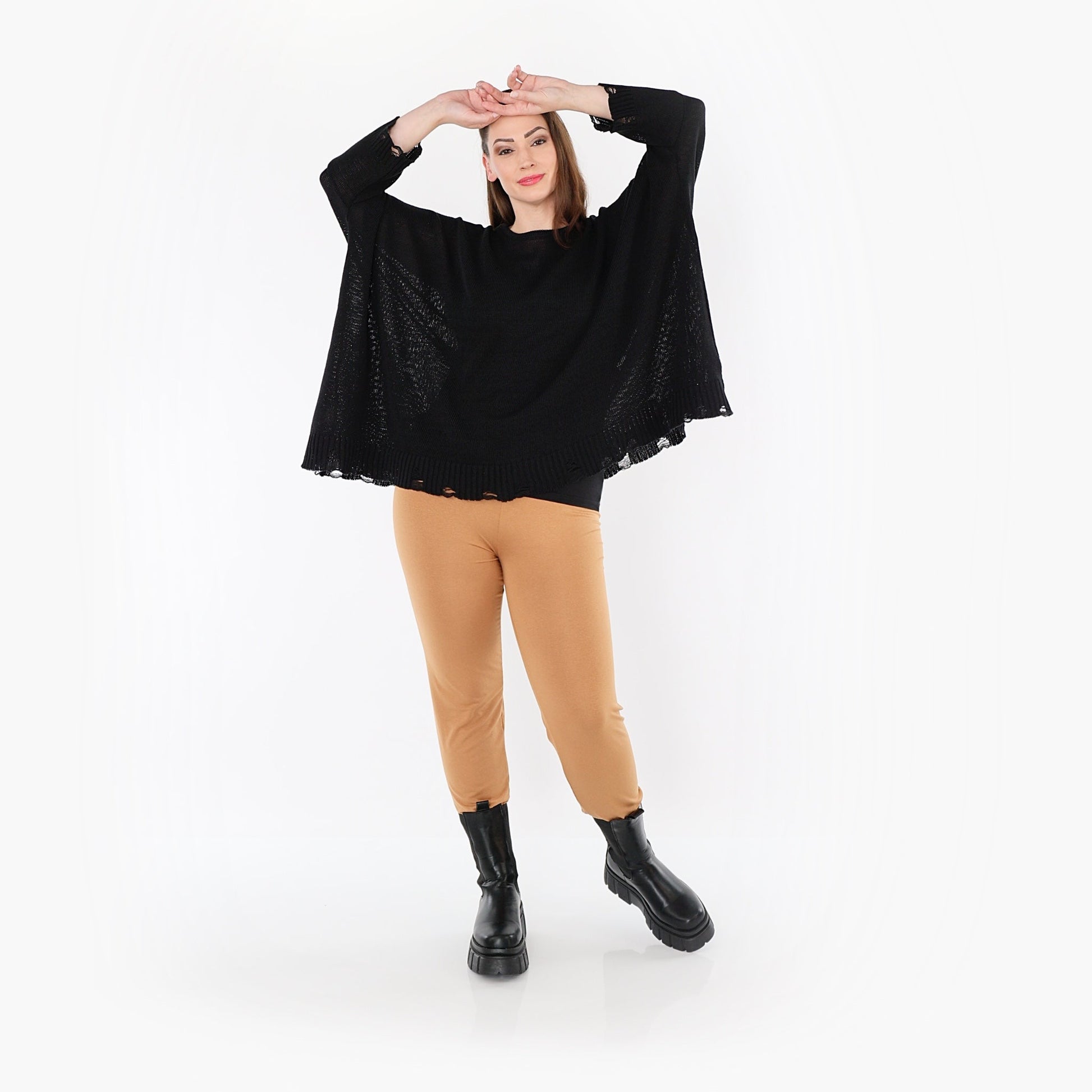 0P100 "BasicLove" Leggings – Cognac