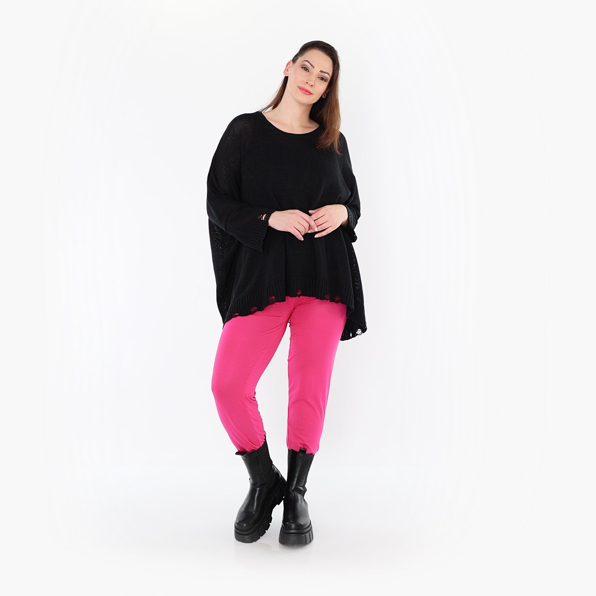 0P100 "BasicLove" Leggings – Fuchsia