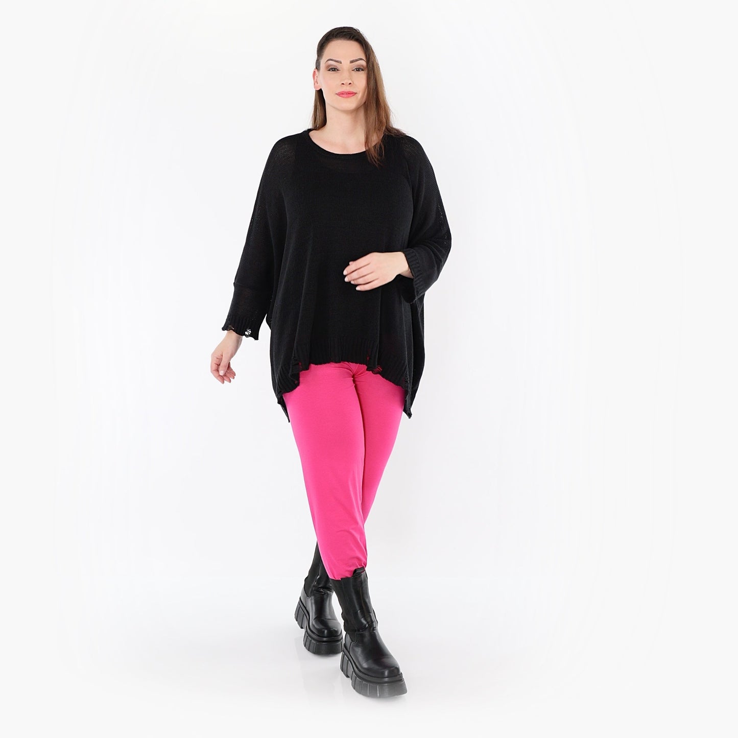 0P100 "BasicLove" Leggings – Fuchsia
