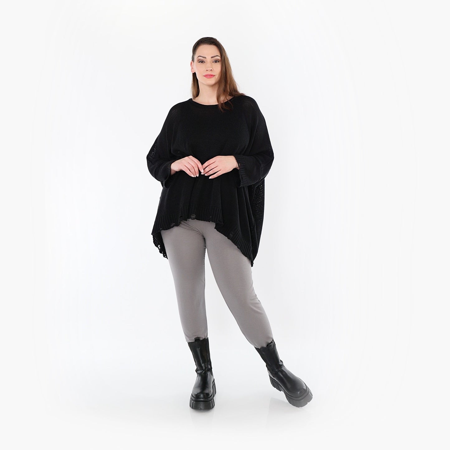 0P100 "BasicLove" Leggings – Grey