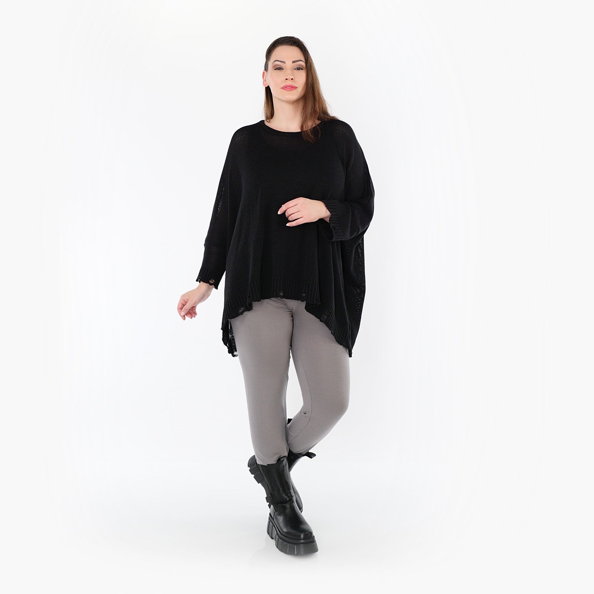 0P100 "BasicLove" Leggings – Grey