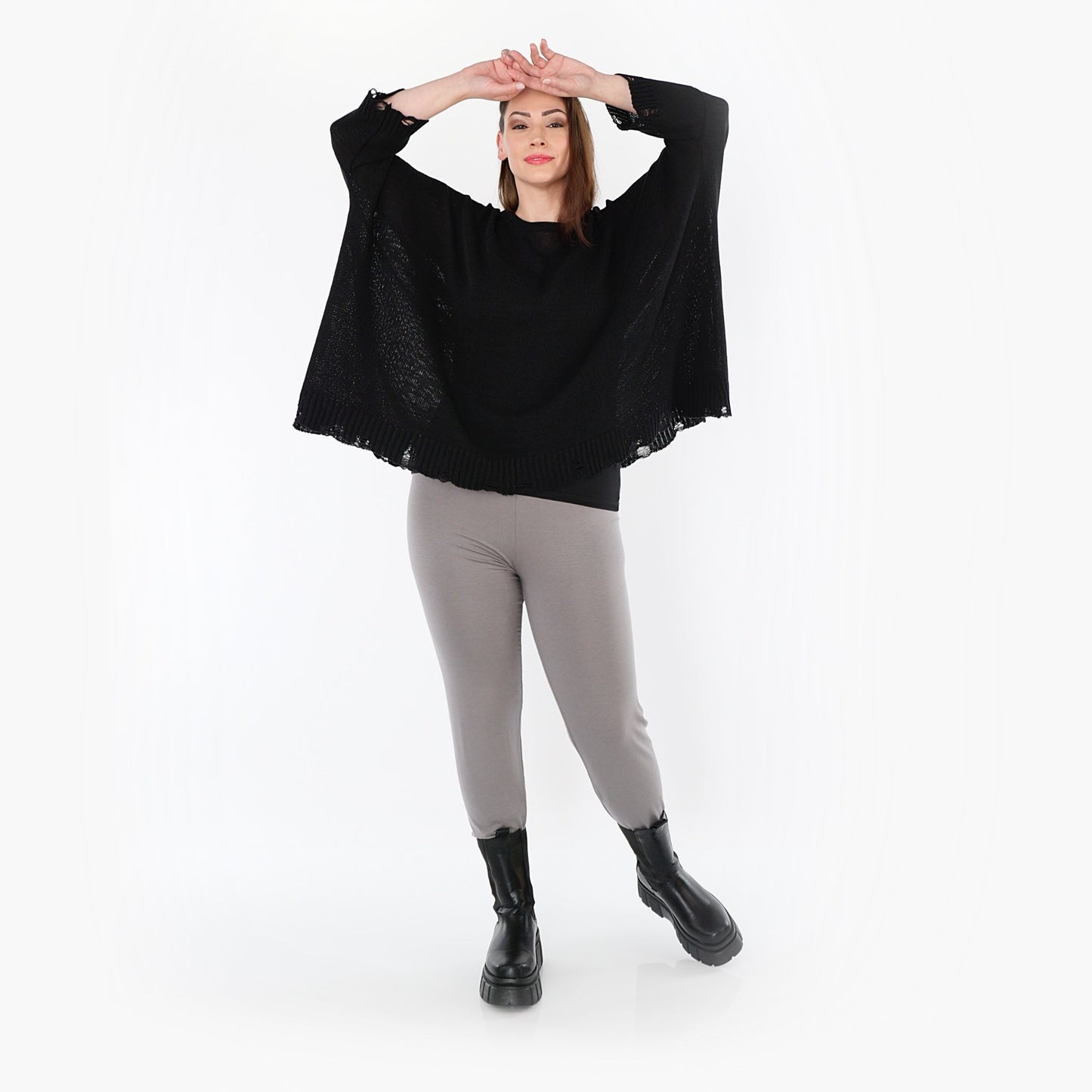 0P100 "BasicLove" Leggings – Grey