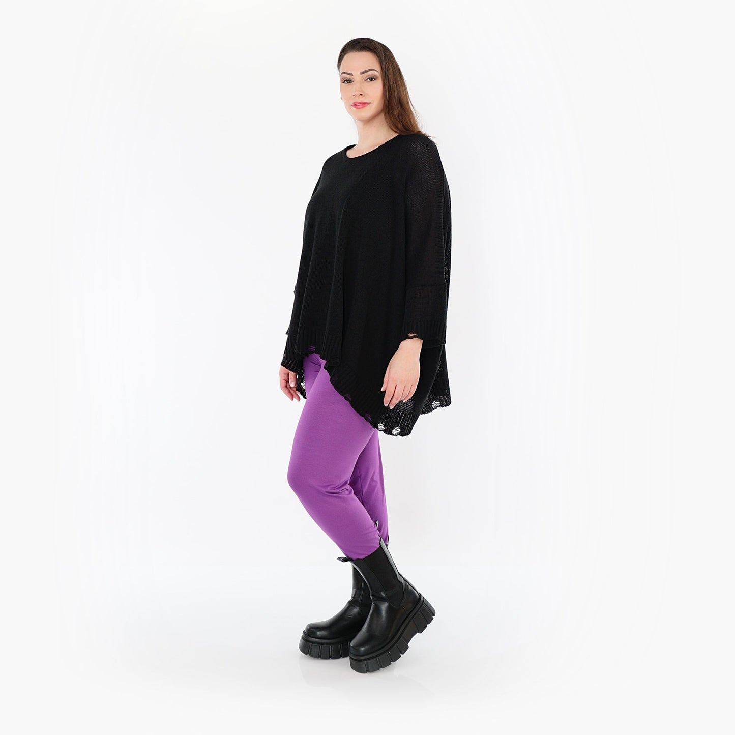 0P100 "BasicLove" Leggings – Lilac