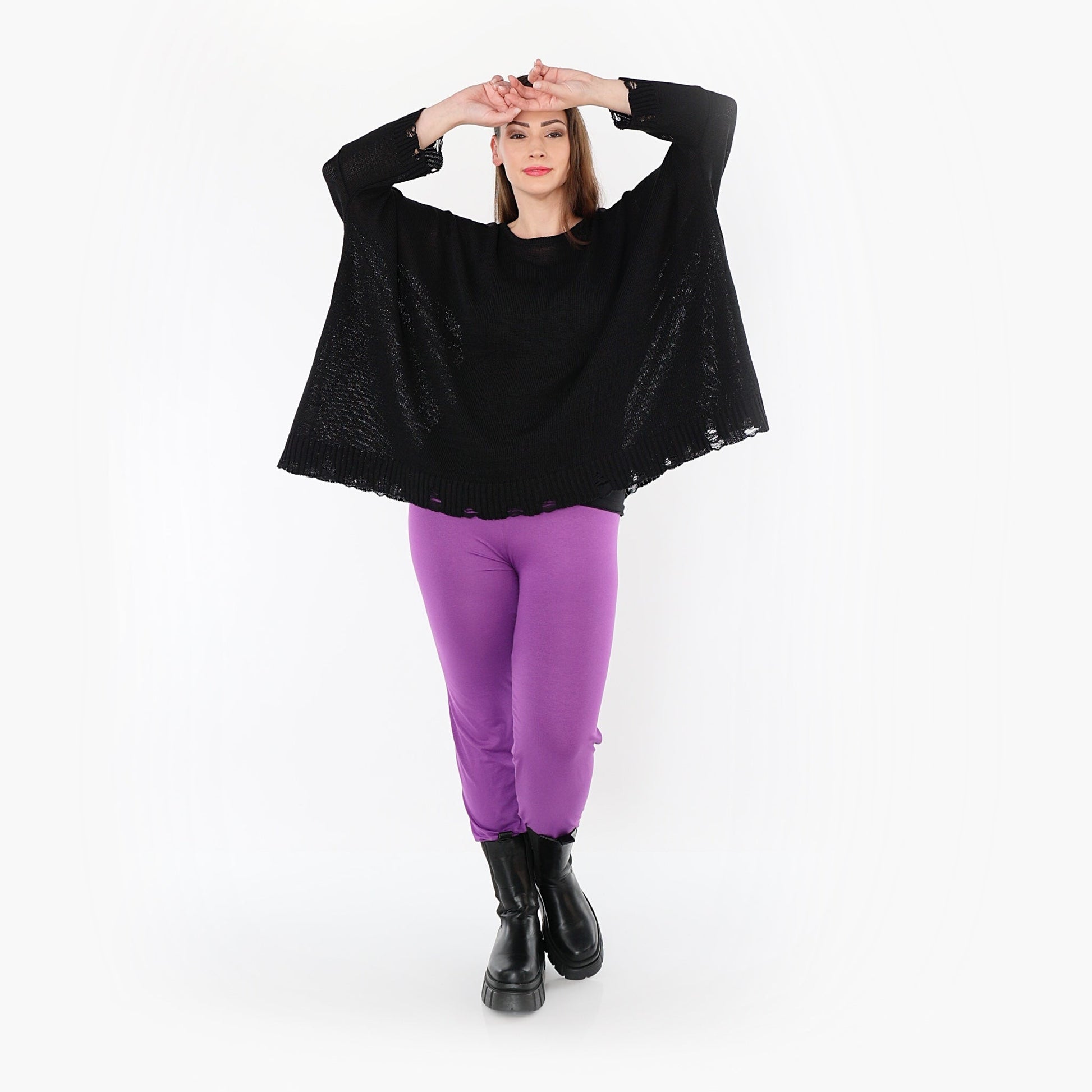 0P100 "BasicLove" Leggings – Lilac