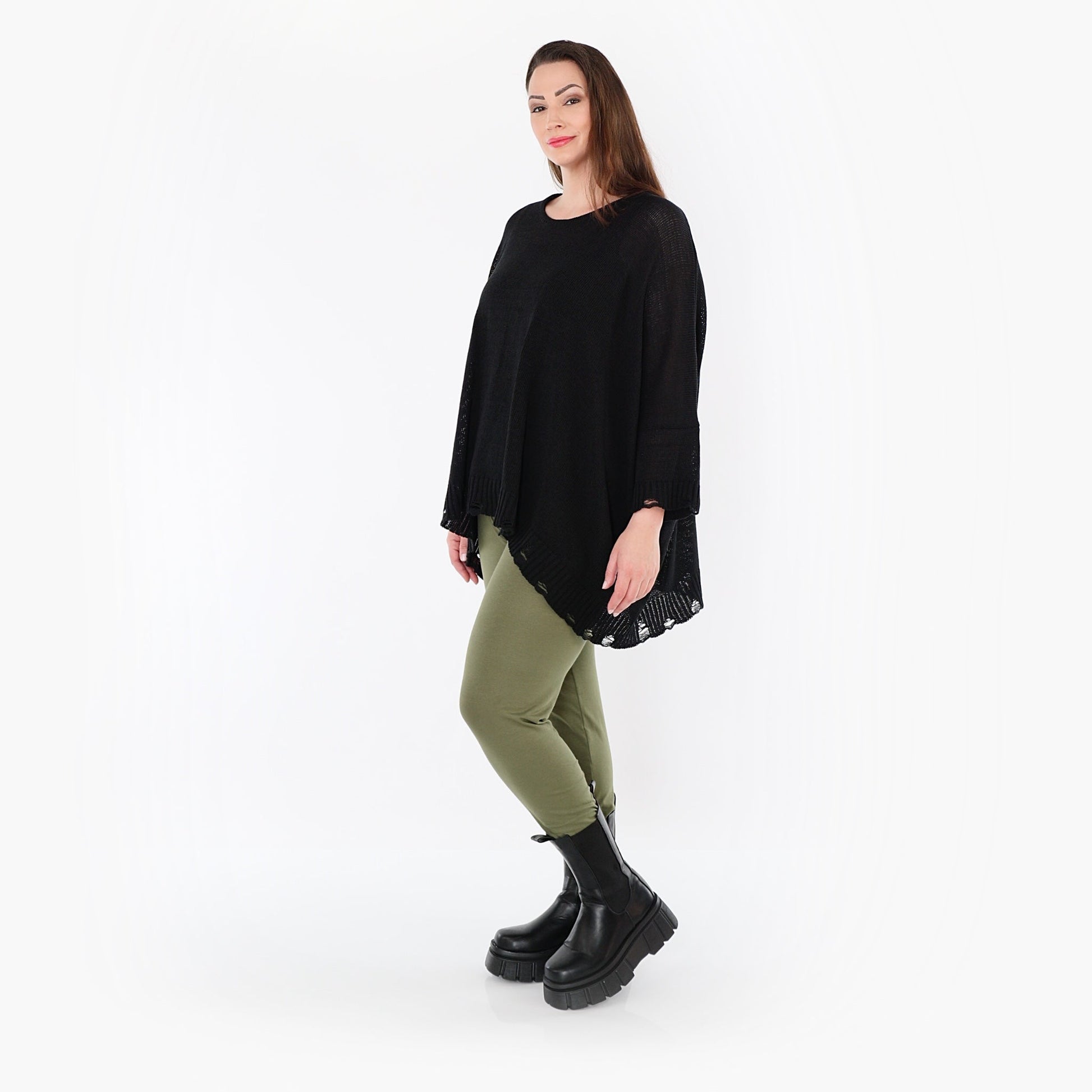 0P100 "BasicLove" Leggings – Olive