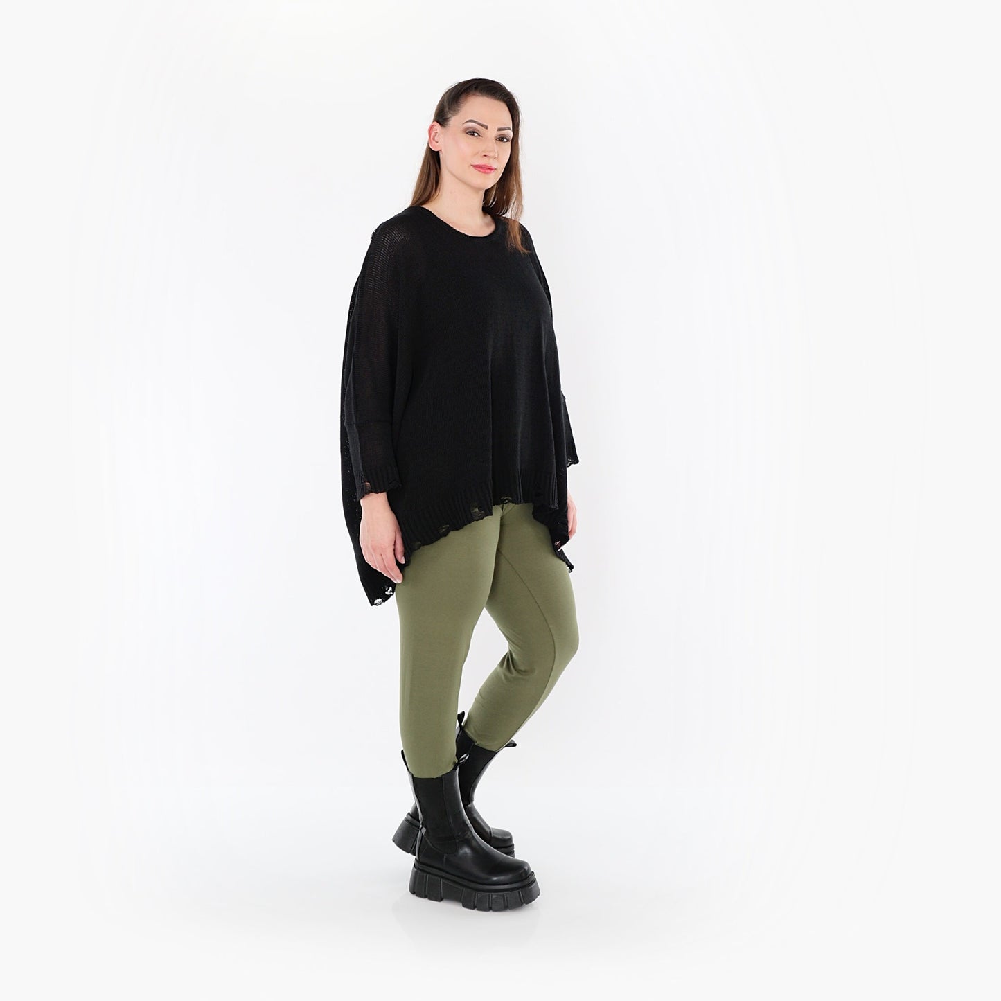 0P100 "BasicLove" Leggings – Olive