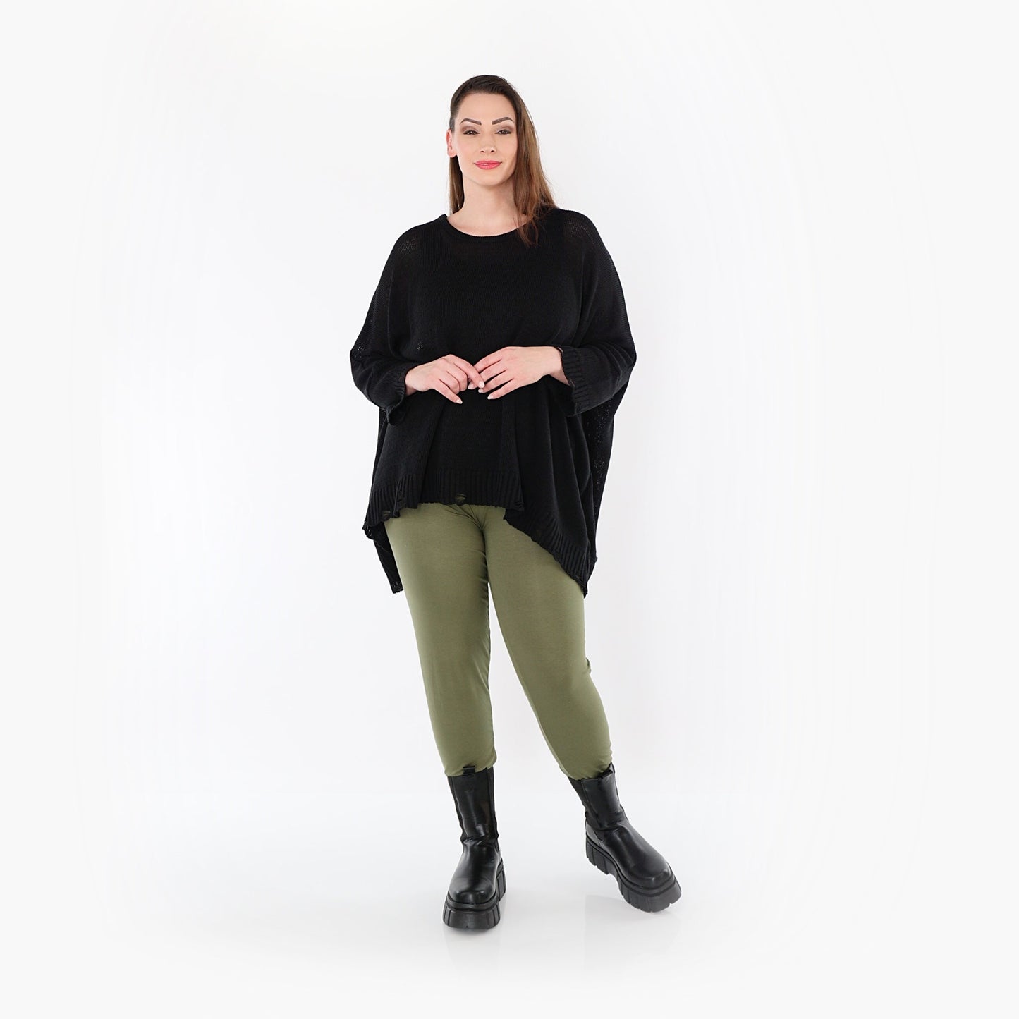 0P100 "BasicLove" Leggings – Olive