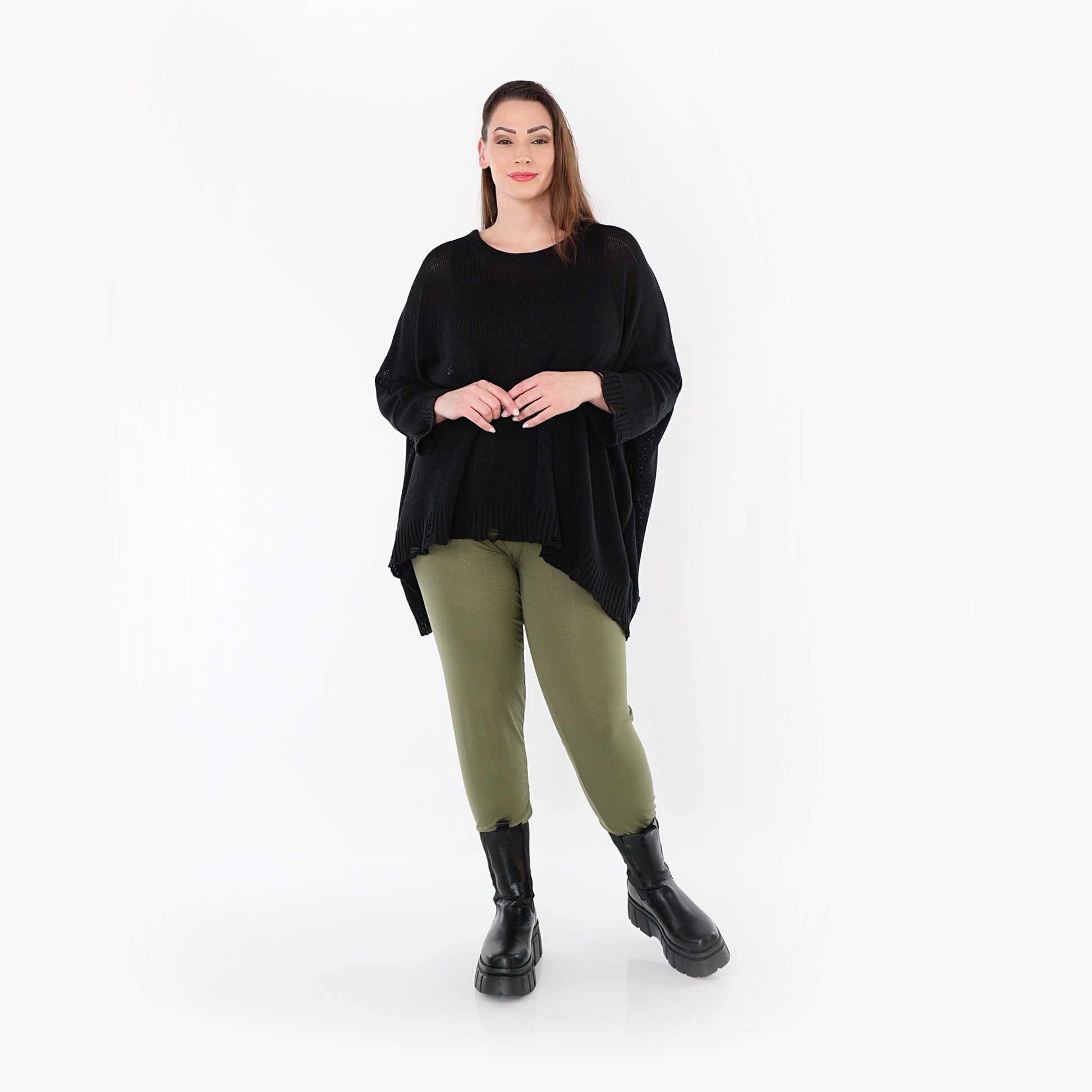 0P100 "BasicLove" Leggings – Olive