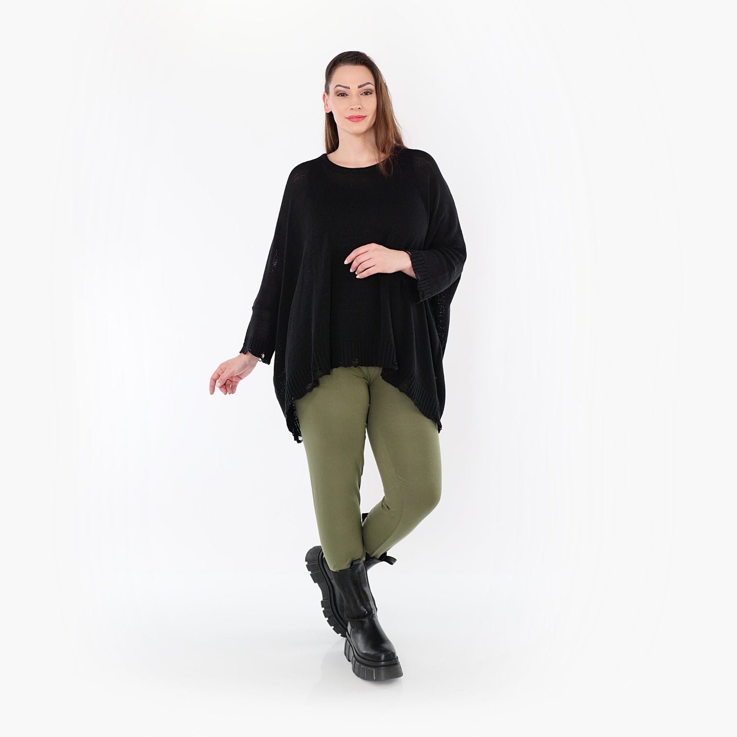 0P100 "BasicLove" Leggings – Olive