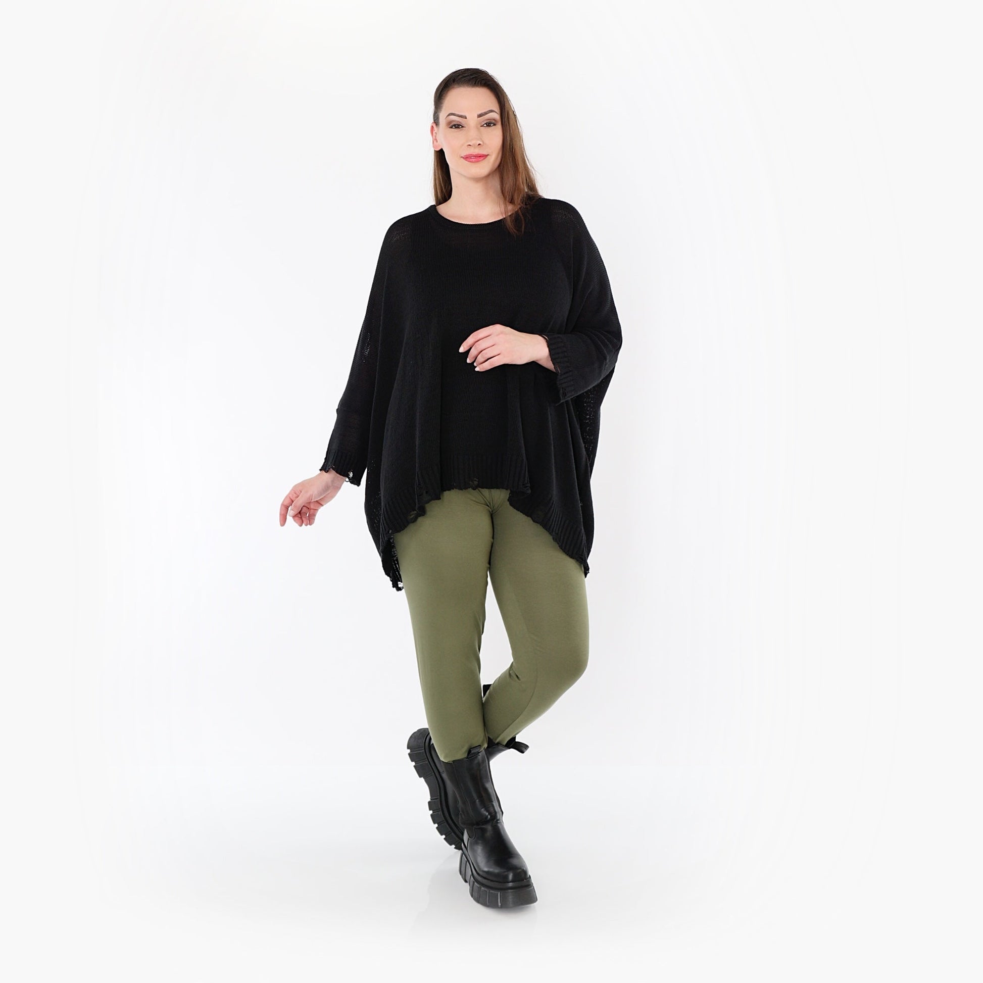 0P100 "BasicLove" Leggings – Olive