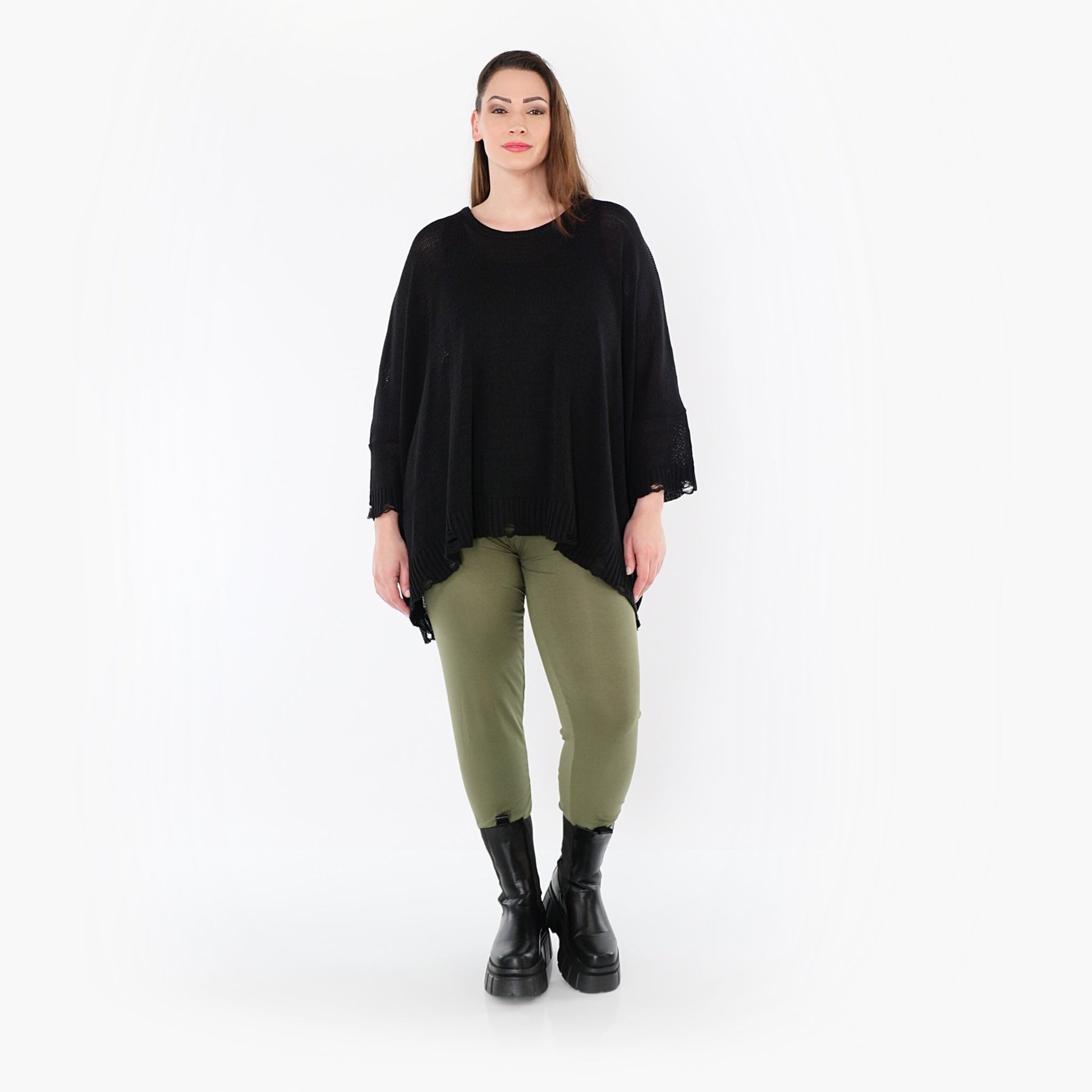 0P100 "BasicLove" Leggings – Olive