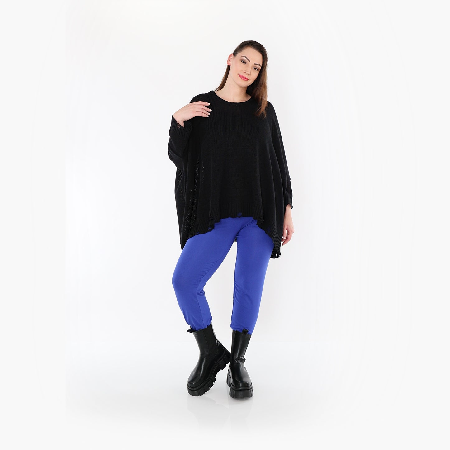 0P100 "BasicLove" Leggings – Royal blue