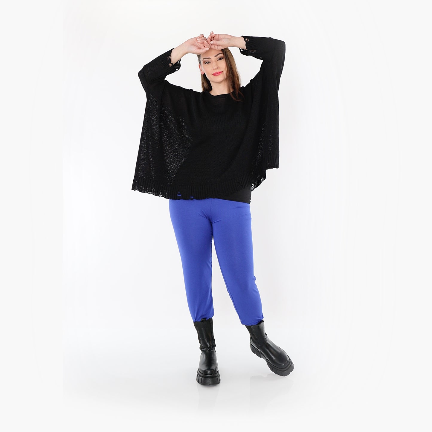 0P100 "BasicLove" Leggings – Royal blue
