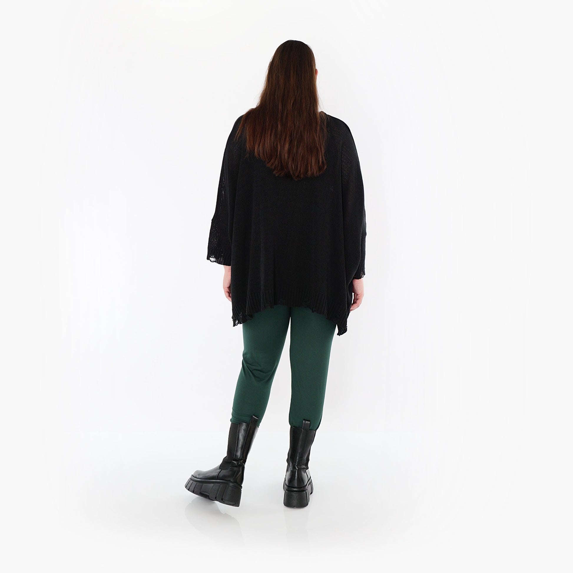 0P100 "BasicLove" Leggings – Smaragd