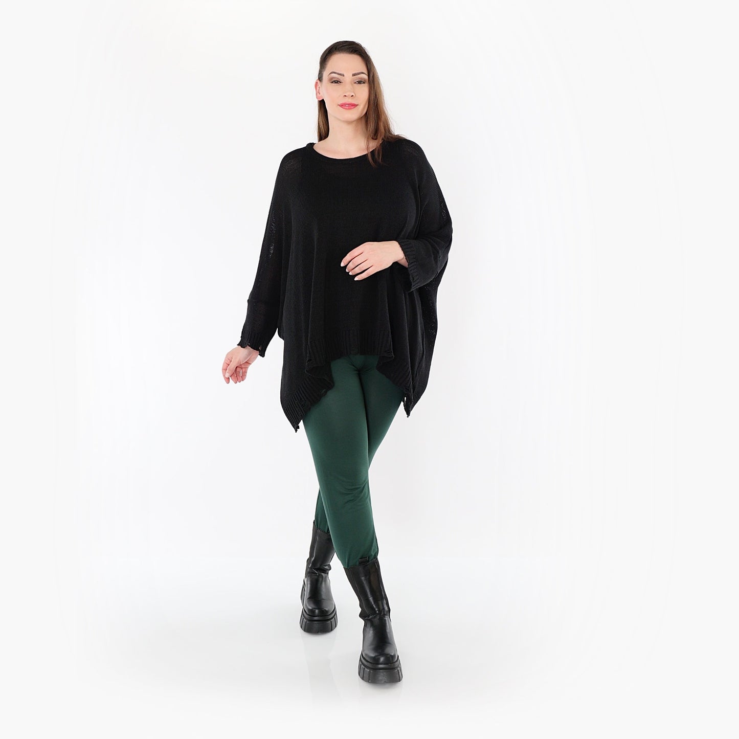 0P100 "BasicLove" Leggings – Smaragd