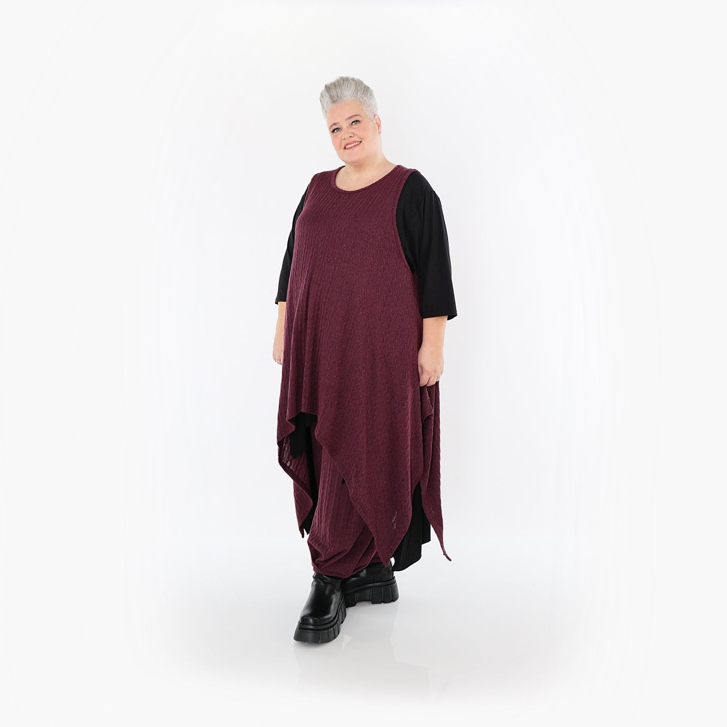 Akh 1532 03067 Dress Burgundy 2