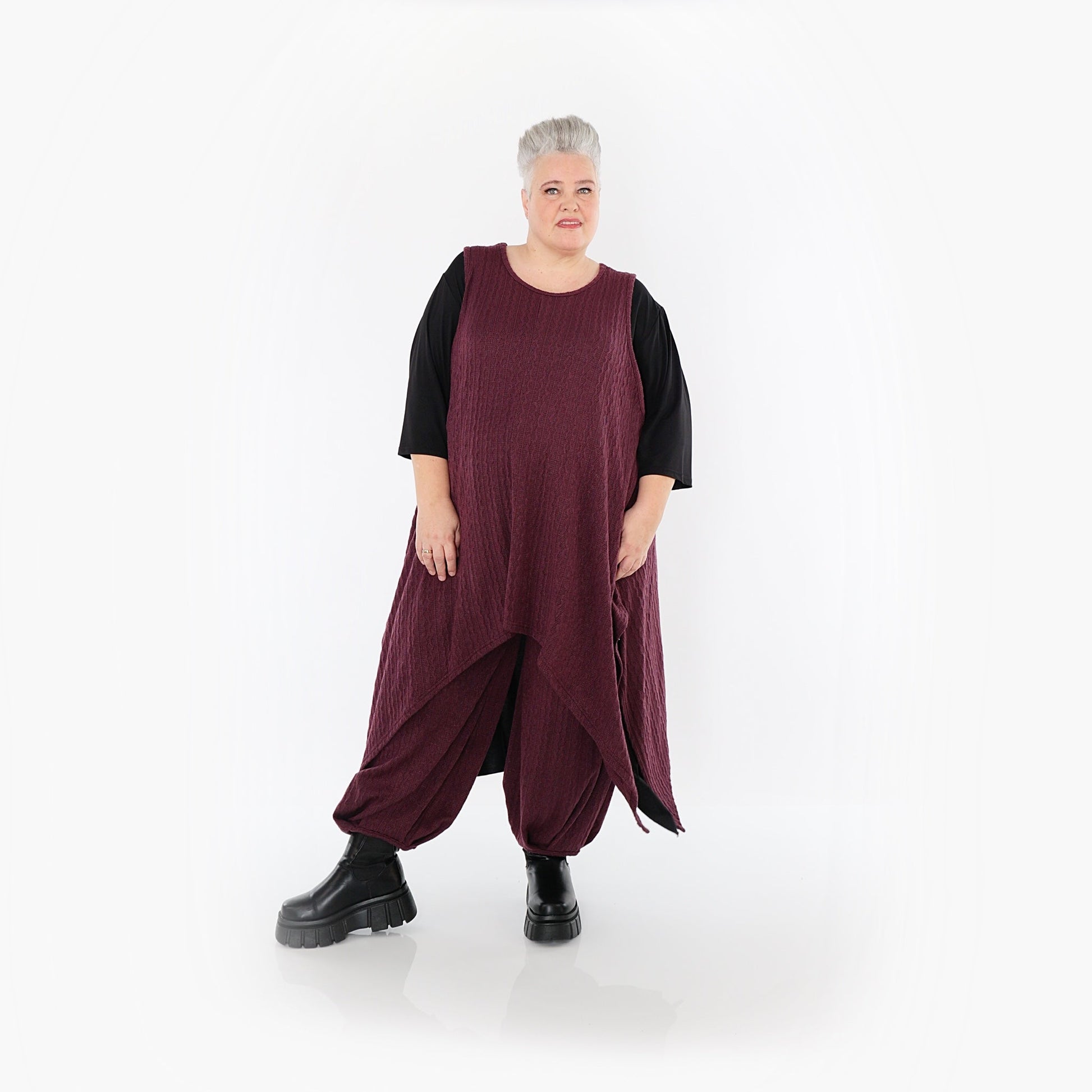 Akh 1532 03067 Dress Burgundy 5