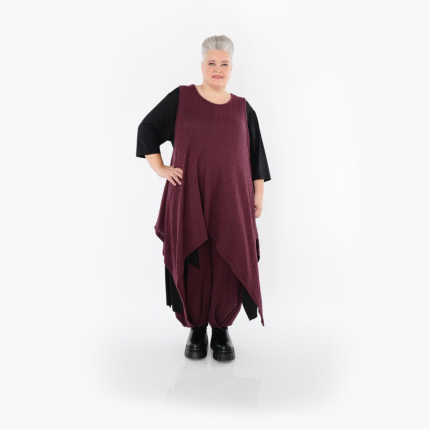 Akh 1532 03067 Dress Burgundy 7