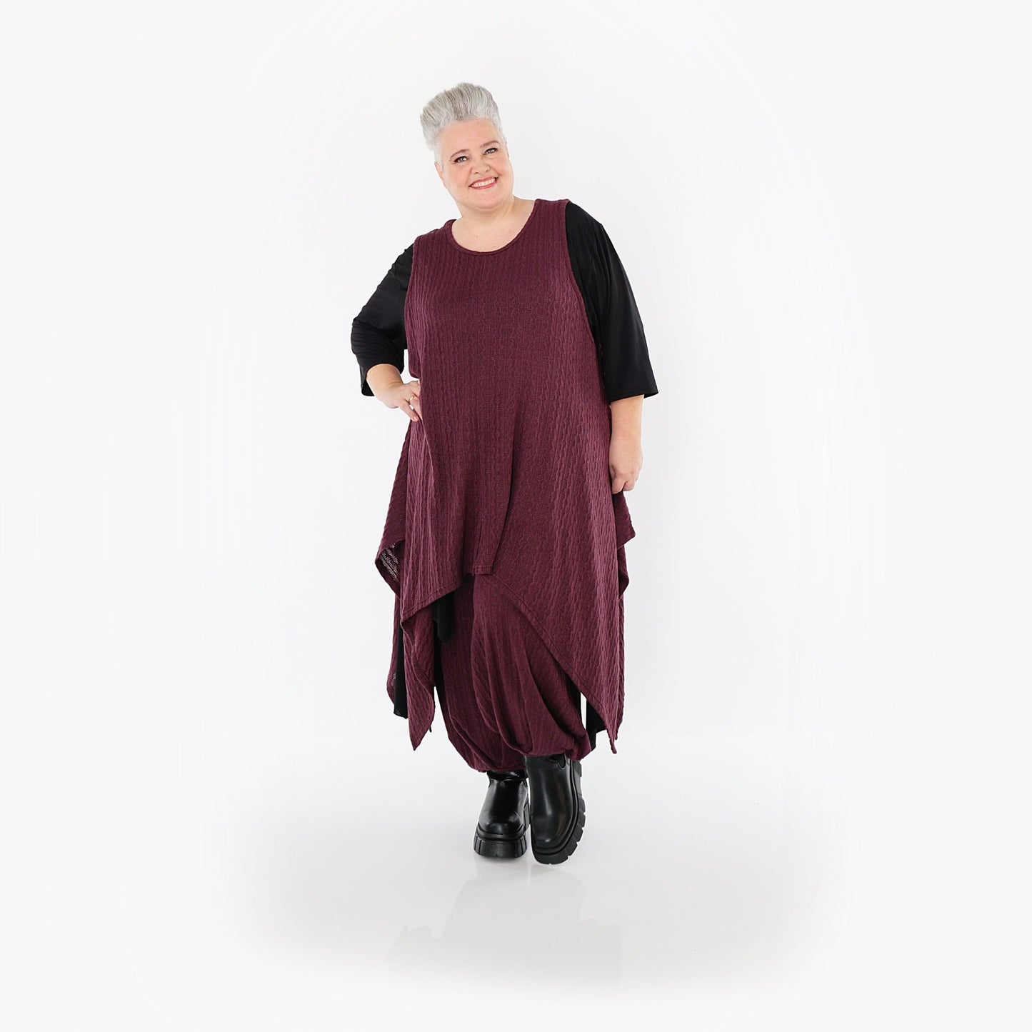 Akh 1532 03067 Dress Burgundy 8