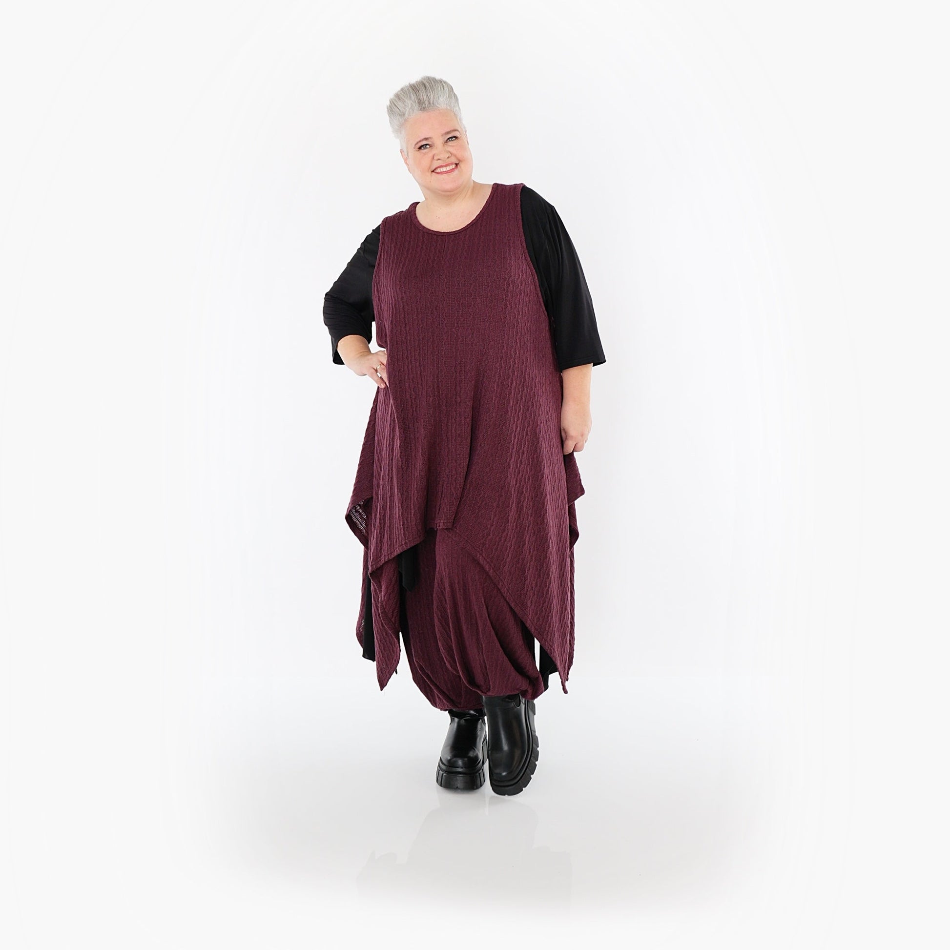 Akh 1532 03067 Dress Burgundy 8