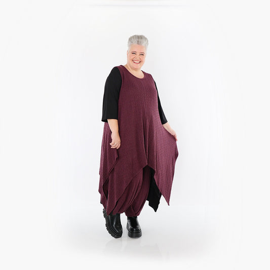 Akh 1532 03067 Dress Burgundy