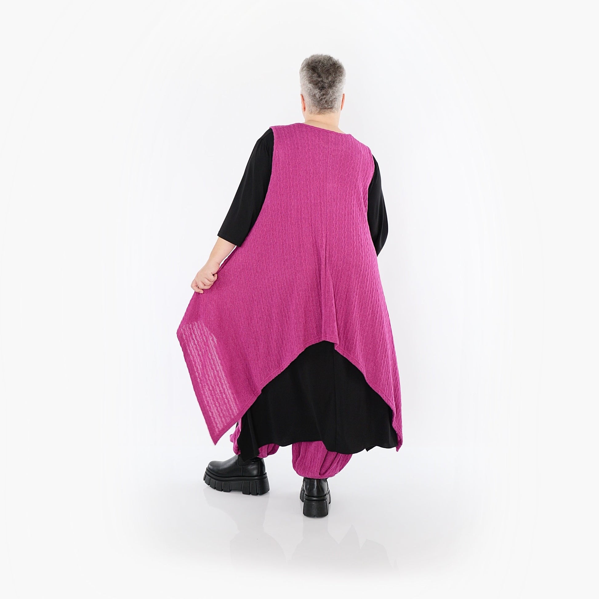 Akh 1532 03067 Dress Fuchsia 3