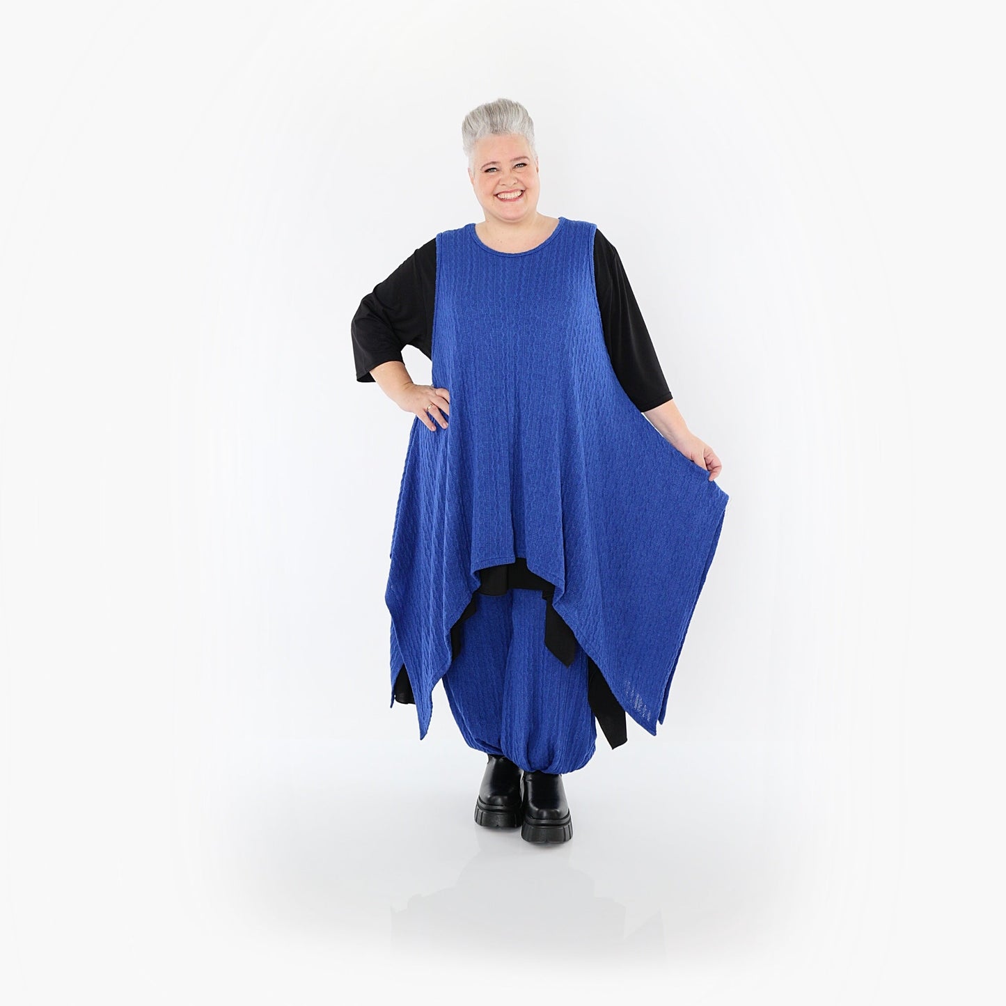 Akh 1532 03067 Dress Royal Blue