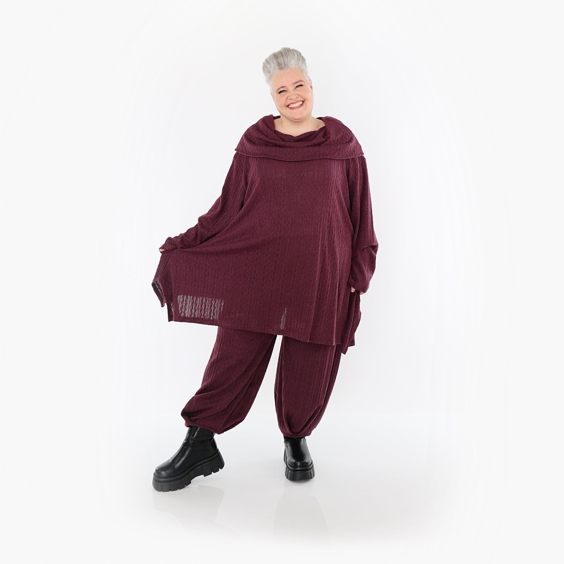 Akh 1532 05920 Trousers Burgundy 7